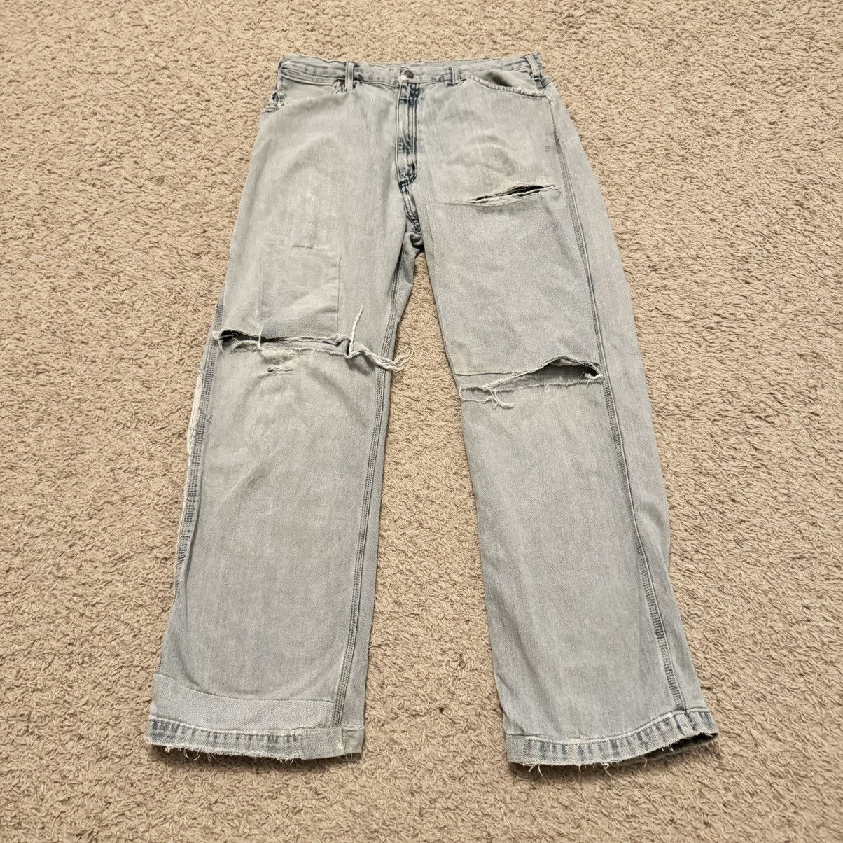 Vintage VINTAGE THRASHED BAGGY POLO CARPENTER JEANS! Size US 34 / EU 50 - 1 Thumbnail