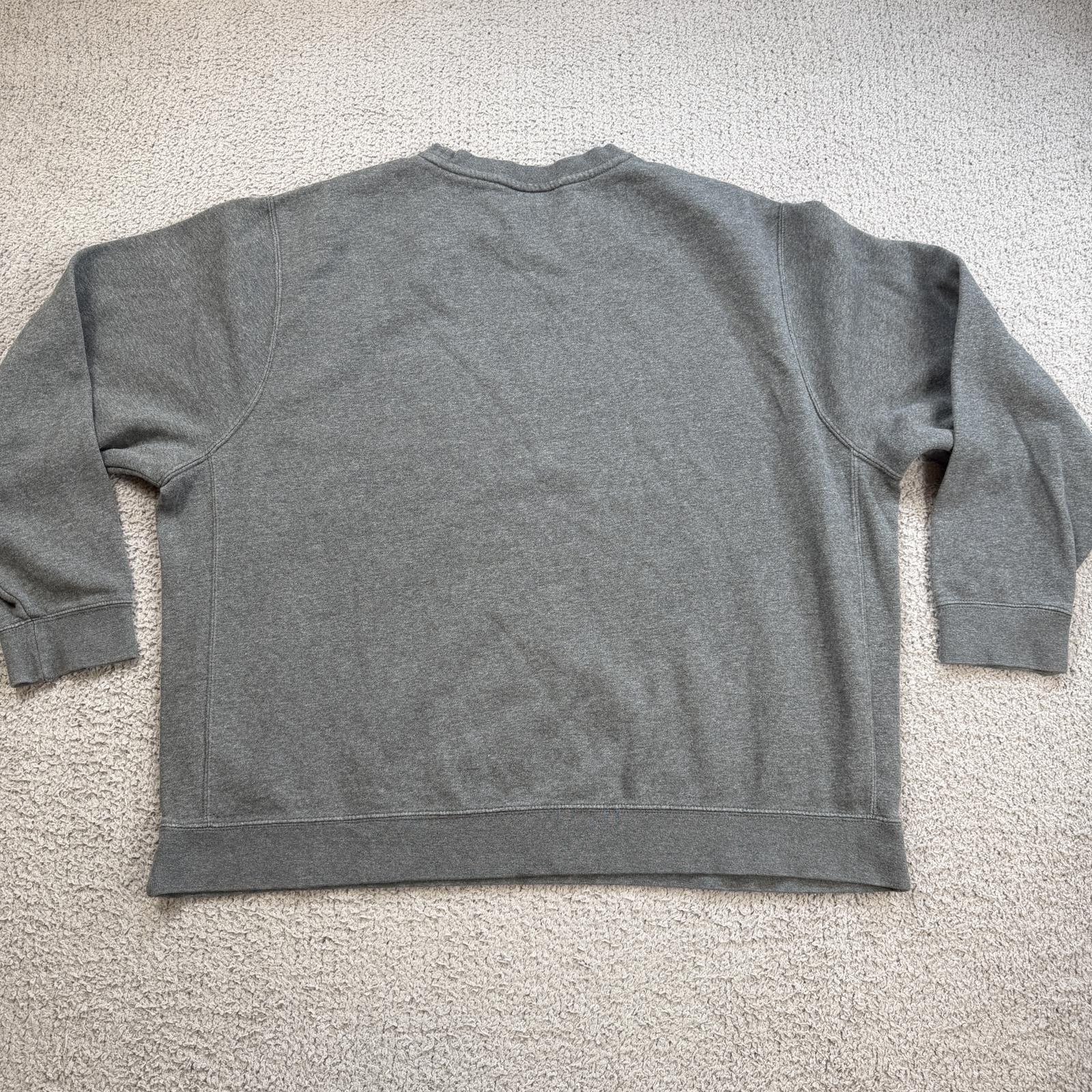 Nike Nike Mini Swoosh Crewneck Sweatshirt Gray 2XL Oversized Boxy Size US XXL / EU 58 / 5 - 2 Thumbnail