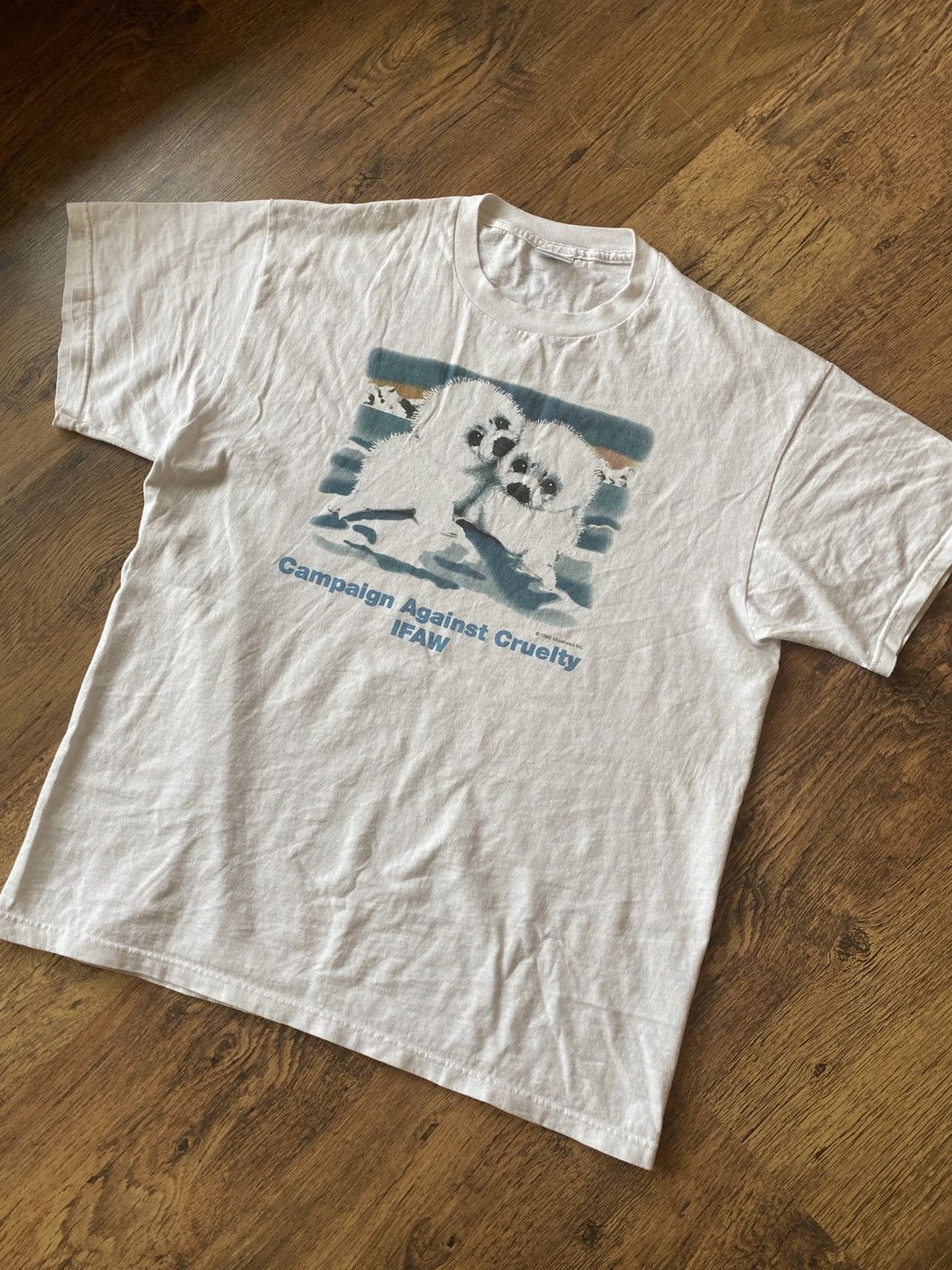 Delta × Vintage Vintage Merch 1999y. tee Morehead Inc. Size US L / EU 52-54 / 3 - 1 Thumbnail
