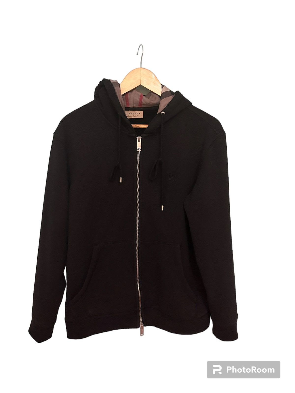 image of Hoddie By Burberry Made In Thailand in Black, Men's (Size XL)