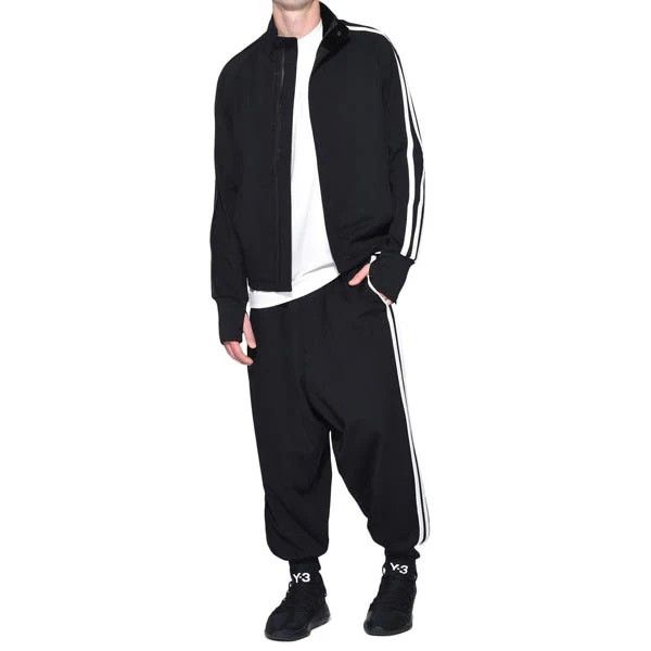 Adidas × Y's Y-3 3-Stripes Selvedge Matte Track Pants Yohji Yamamoto Size US 36 / EU 52 - 2 Thumbnail