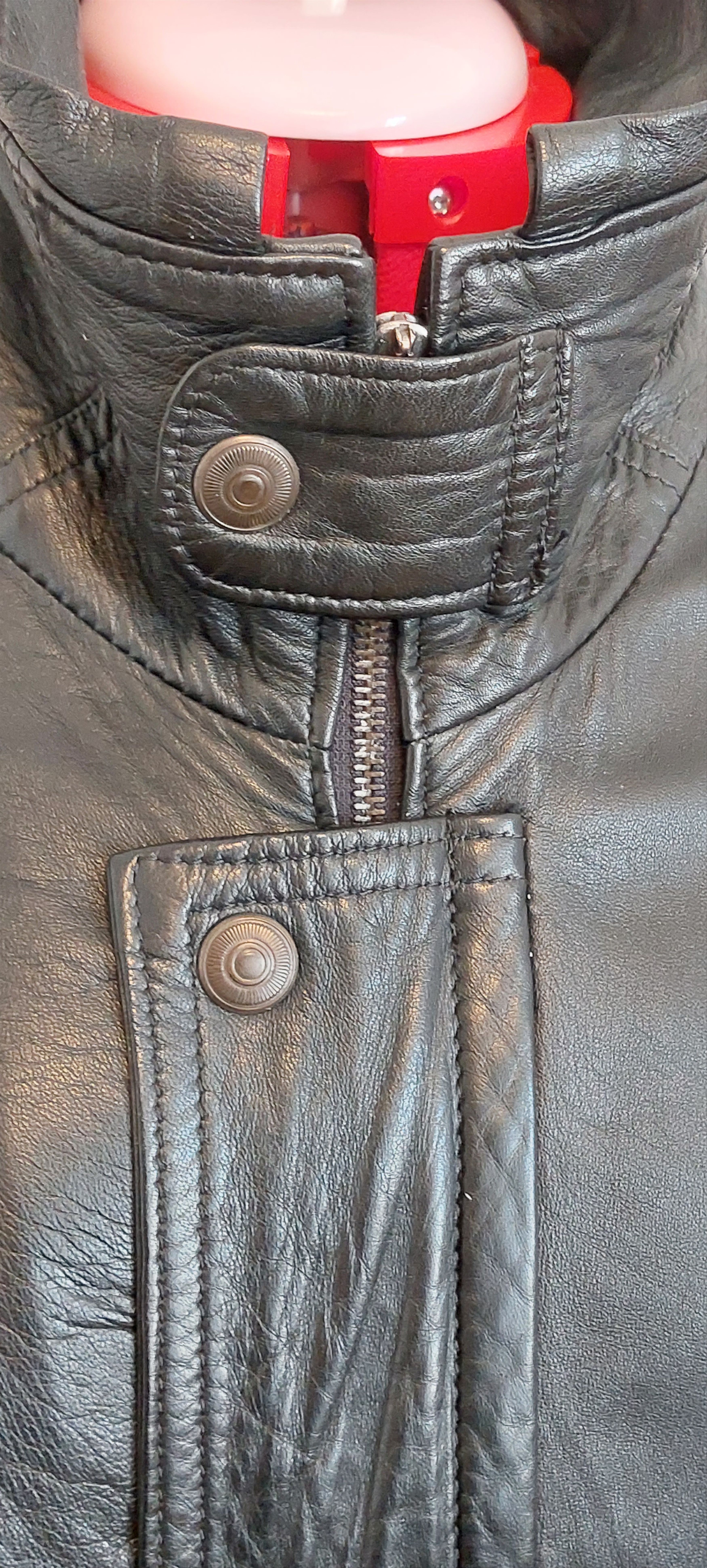 Vintage Vintage Italian Leather Bomber Jacket L Size US L / EU 52-54 / 3 - 3 Thumbnail