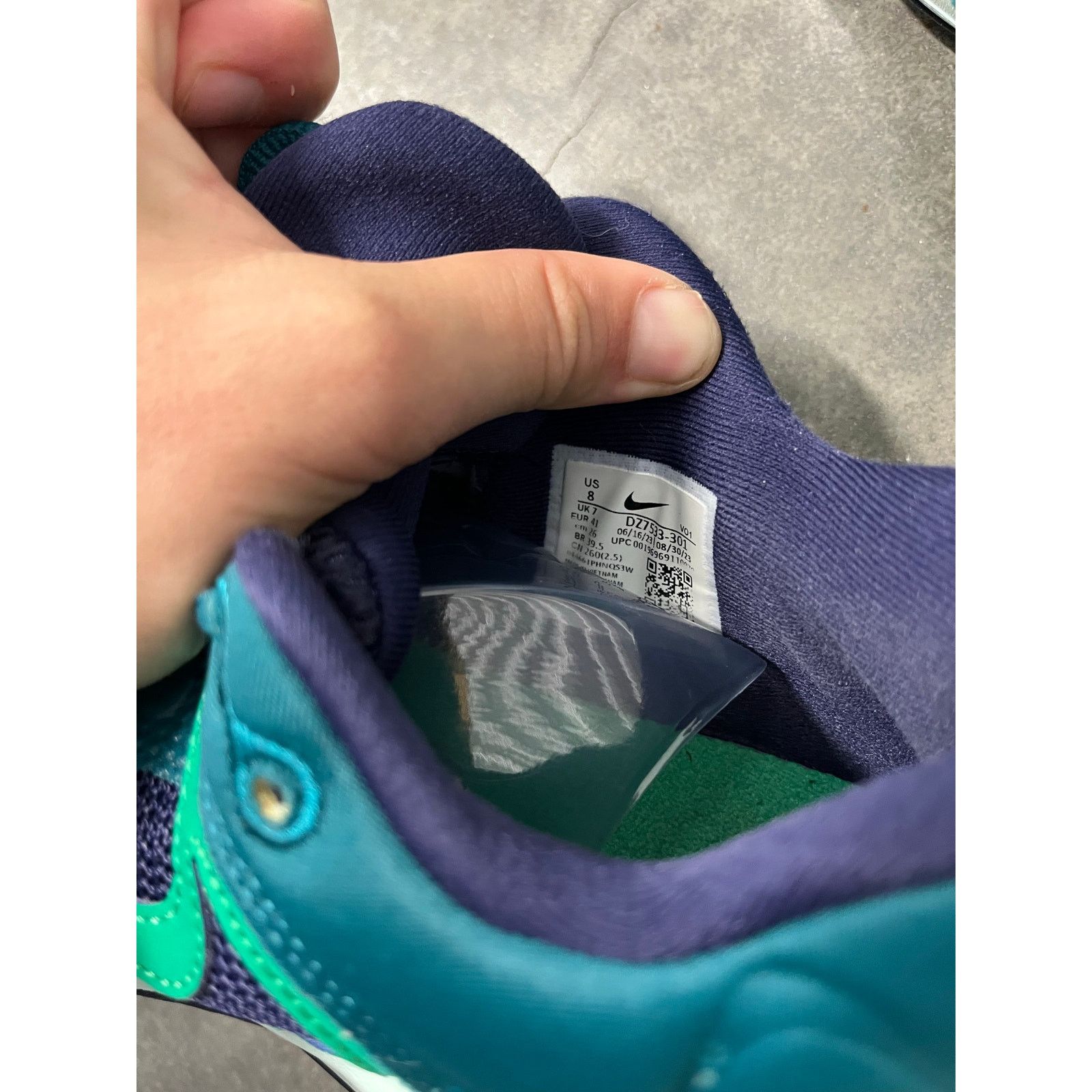 Nike Nike Giannis Immortality 3 Low Teal Purple Size US 8 / EU 41 - 6 Thumbnail