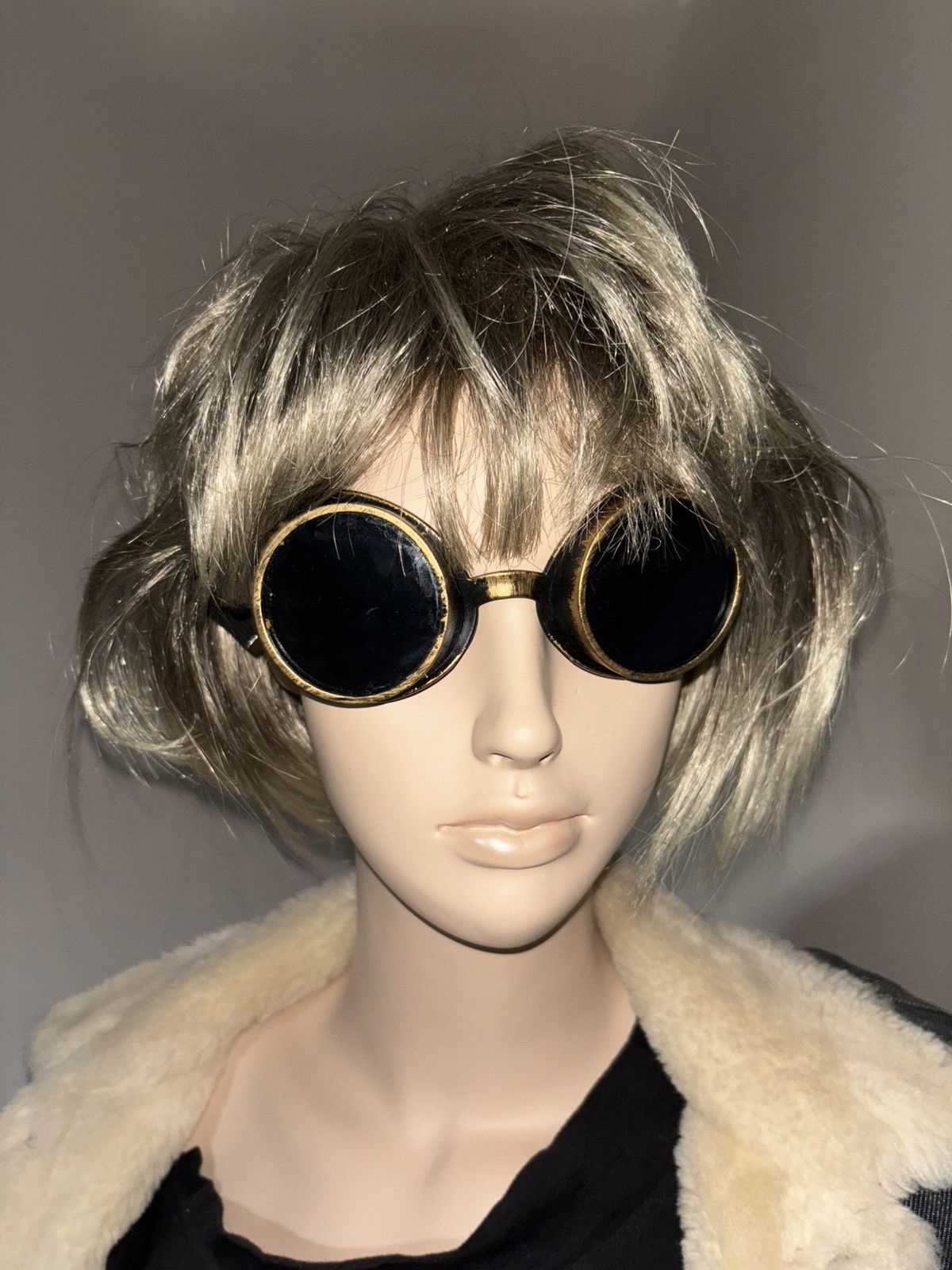 Japanese Brand Steampunk glasses avantgarde y2k streetwear vintage unisex Size ONE SIZE - 2 Thumbnail
