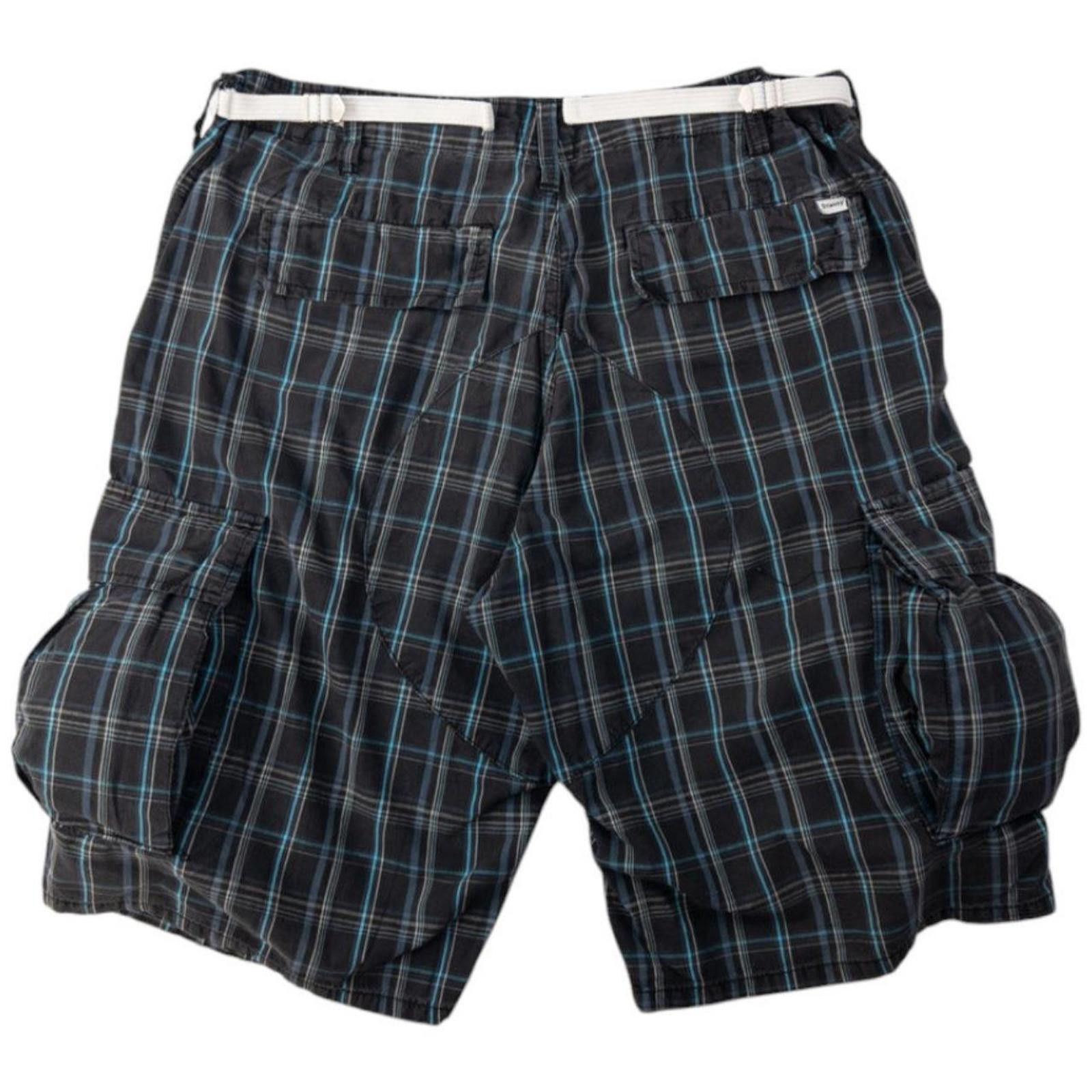 Stussy Vintage Stussy Checked Cargo Shorts Size W35 Size US 34 / EU 50 - 2 Thumbnail