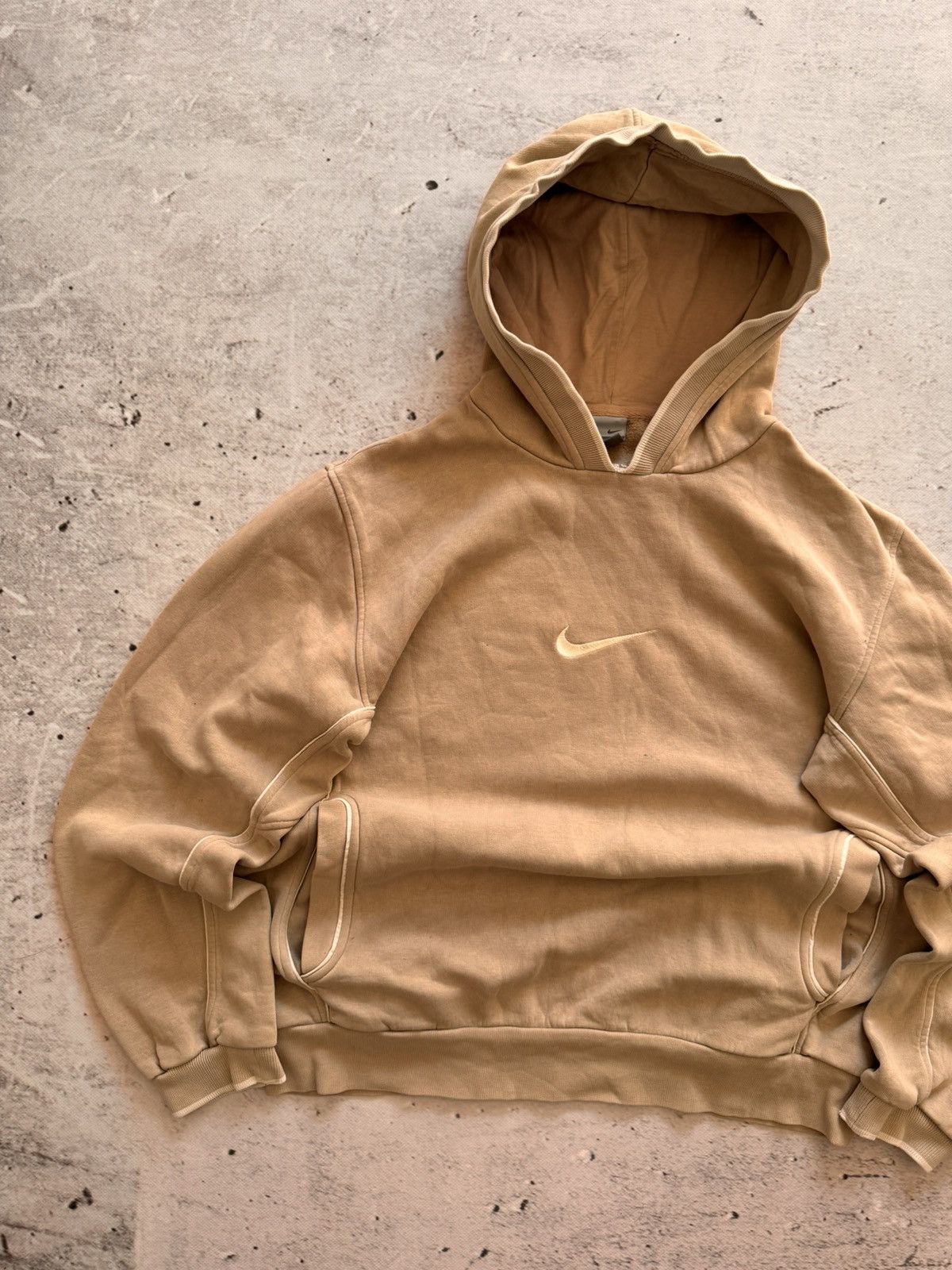 Nike × Vintage NIKE VINTAGE CENTER LOGO OVERSIZE BOXY HOODIE Size US L / EU 52-54 / 3 - 2 Thumbnail