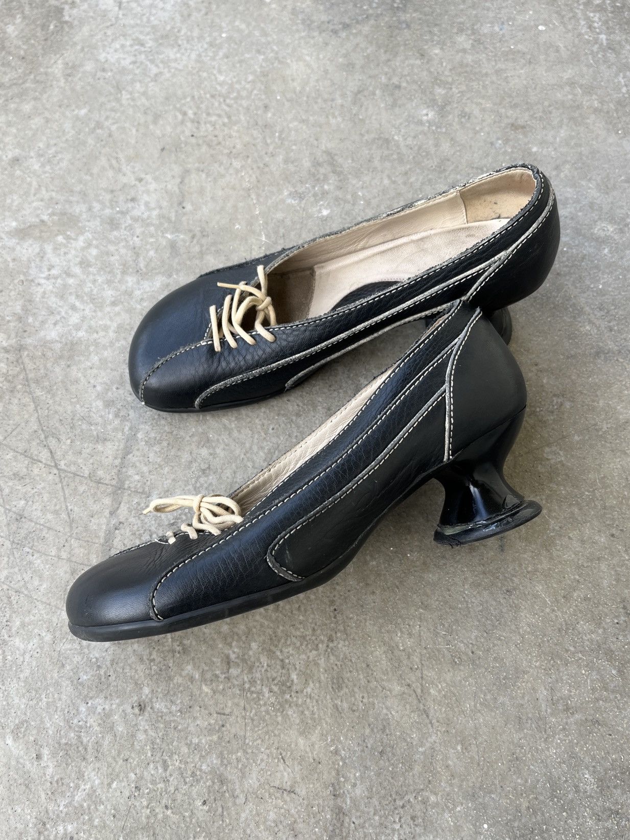 Very Rare John Fleuvog Low Heel Boot Leather | Grailed