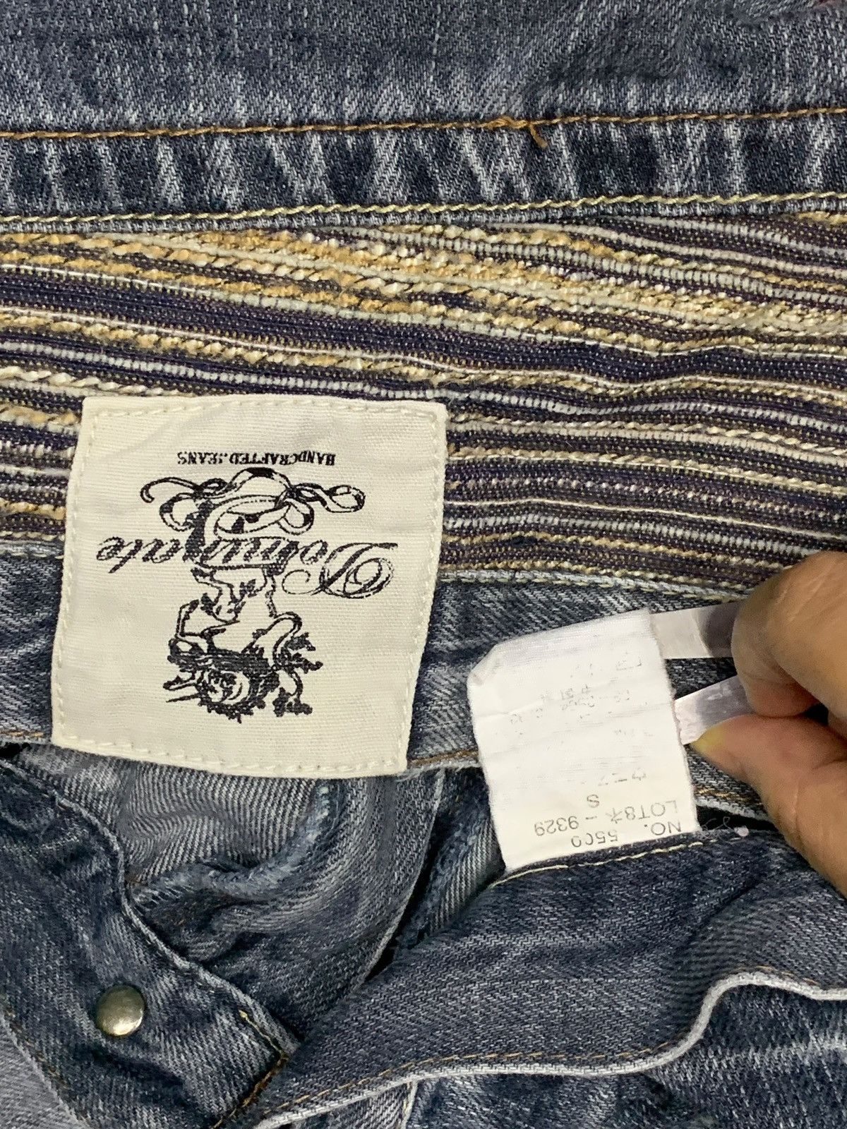 Japanese Brand Vintage Japanese Brand Faded Wash Handcrafted Style Jeans Size US 30 / EU 46 - 10 Thumbnail