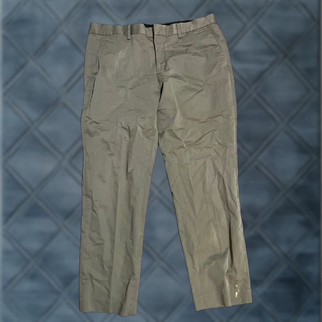 Express Express Pants Mens Dress Pants 33x30 Brown Photographer Straight Leg Cotton Wool Canvas Regular Mens Brown Dress Pants Express Photographer 90s? Size US 33 - 1 Thumbnail