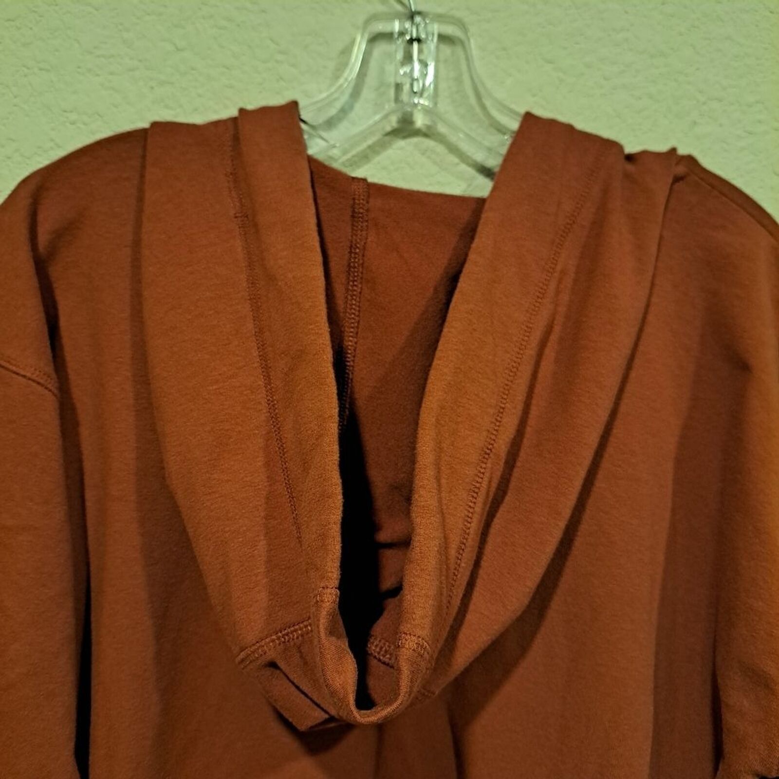 J. Jill J. Jill Fit red/orange athletic pullover v-neck hoodie sz L Size L / US 10 / IT 46 - 5 Thumbnail