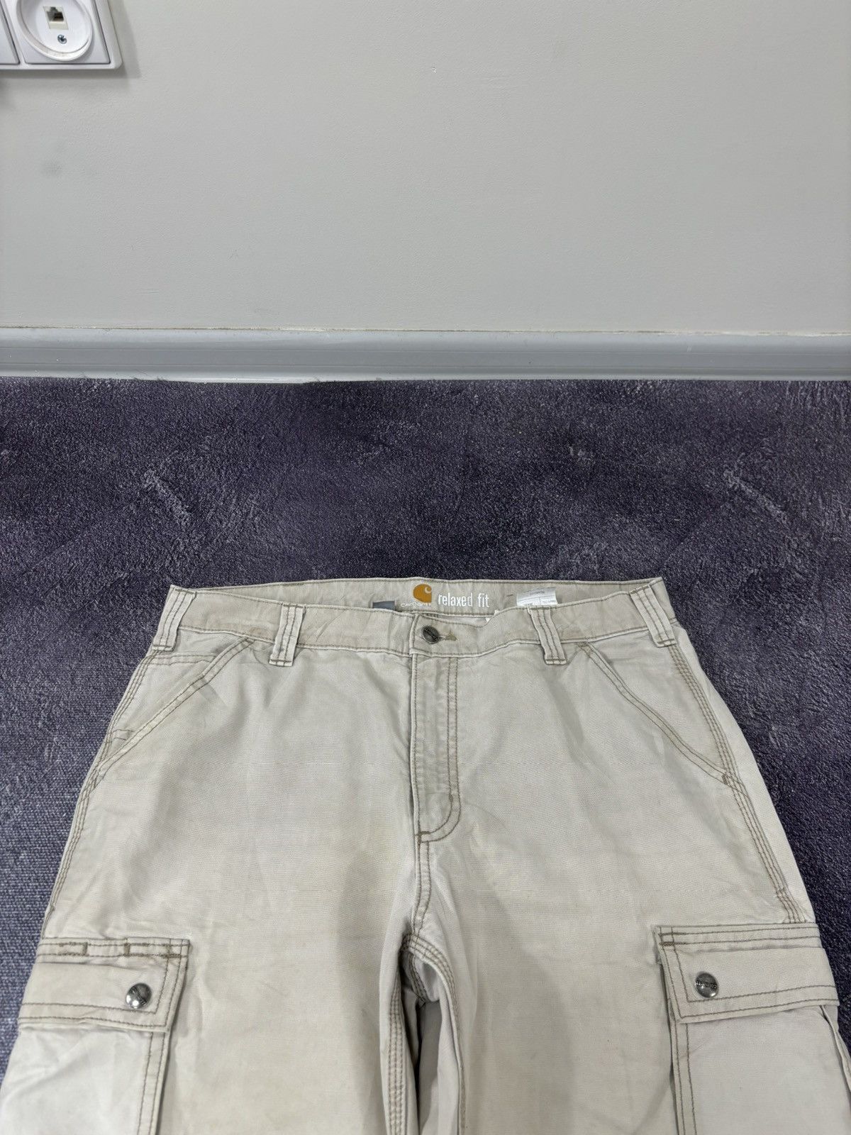 Carhartt Vintage Carhartt Y2K Work Hype Relaxed Fit Cargo Pants Size US 36 / EU 52 - 16 Thumbnail