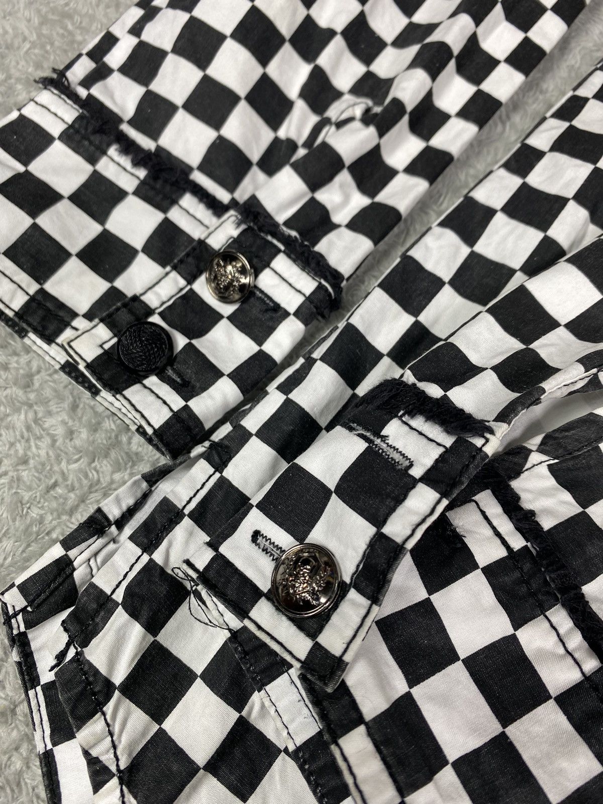 Le Grande Bleu (L.G.B.) Algonquins Checked Button Shirt Size M / US 6-8 / IT 42-44 - 10 Thumbnail