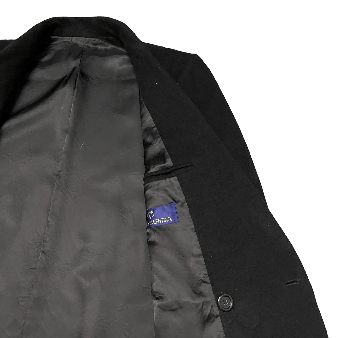Valentino Vintage Giorgio Valentino Wool Long Coat Double Breasted Size US L / EU 52-54 / 3 - 7 Thumbnail
