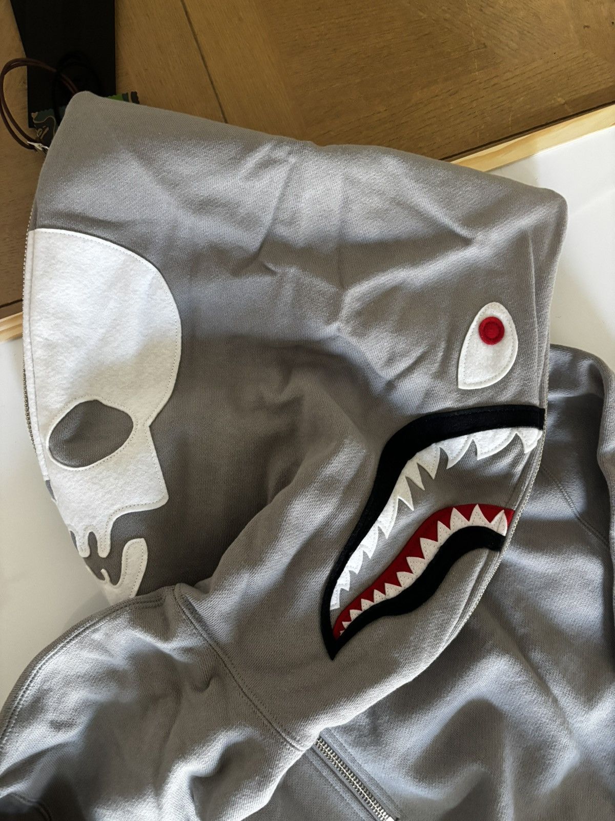 Bape Ape bape x NBHD 2face half zip pullover hoodie neighborhood Size US L / EU 52-54 / 3 - 4 Thumbnail