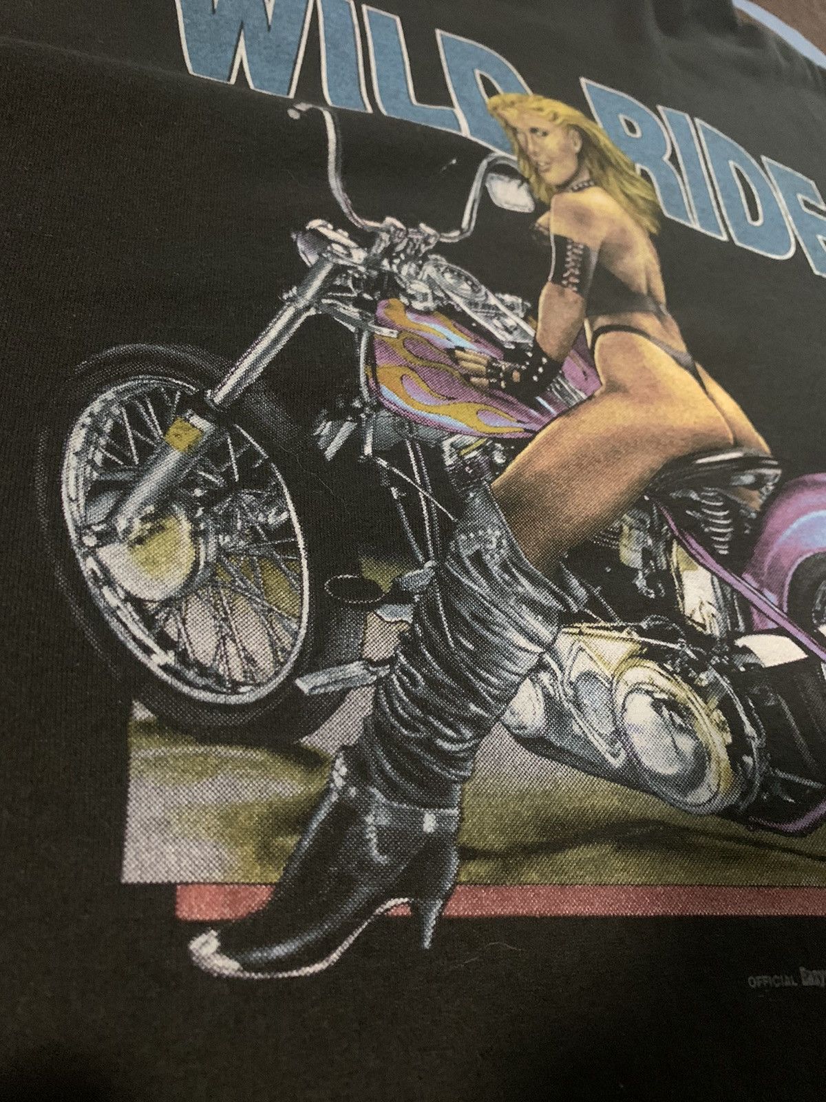 Harley Davidson RARE 1993 3D EMBLEM EASYRIDERS DEADSTOCK TSHIRT Size US XL / EU 56 / 4 - 5 Thumbnail
