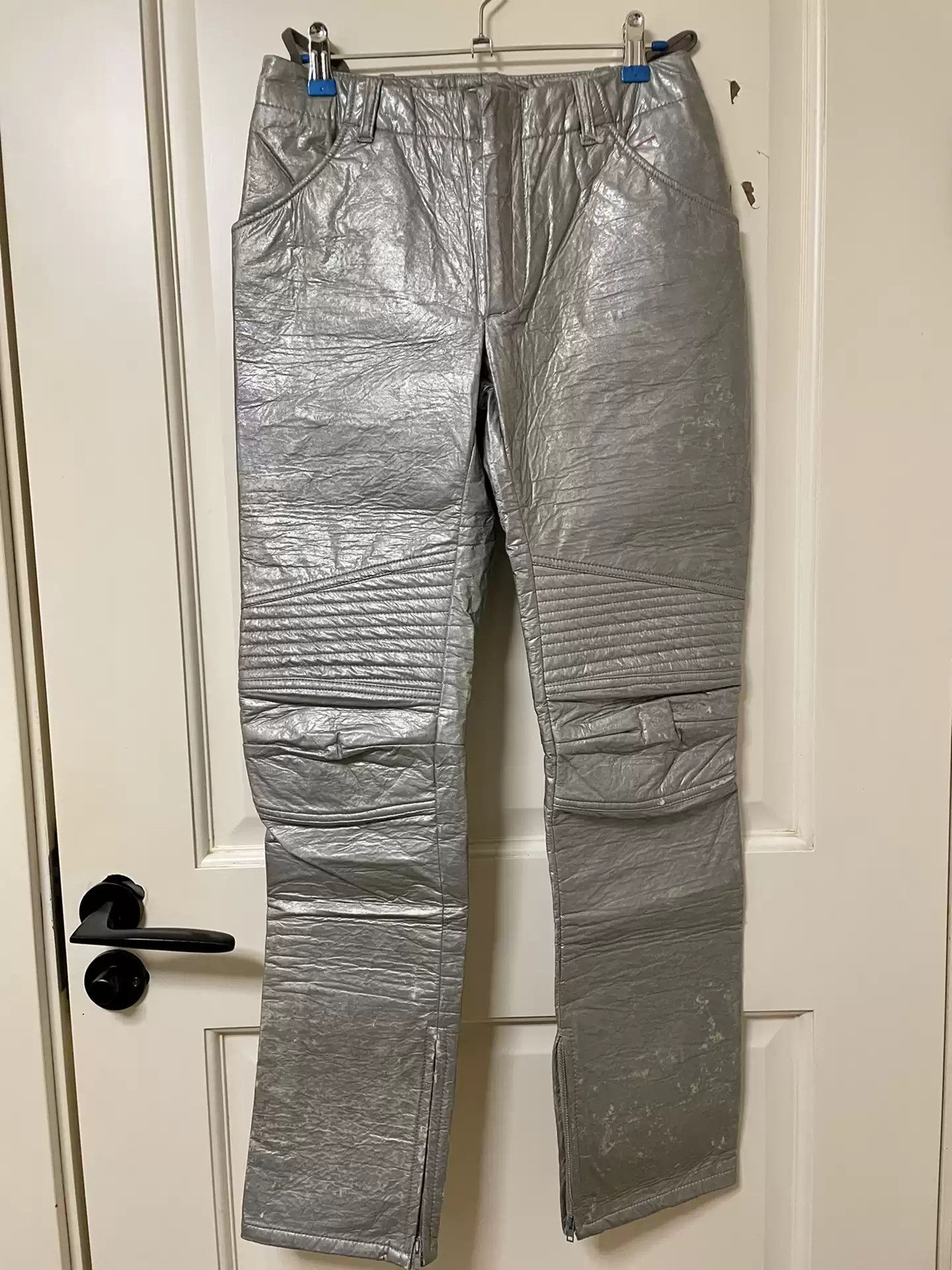 Helmut Lang Helmut Lang 98 biker astro in person Pants trousers Size US 38 / EU 54 - 1 Thumbnail