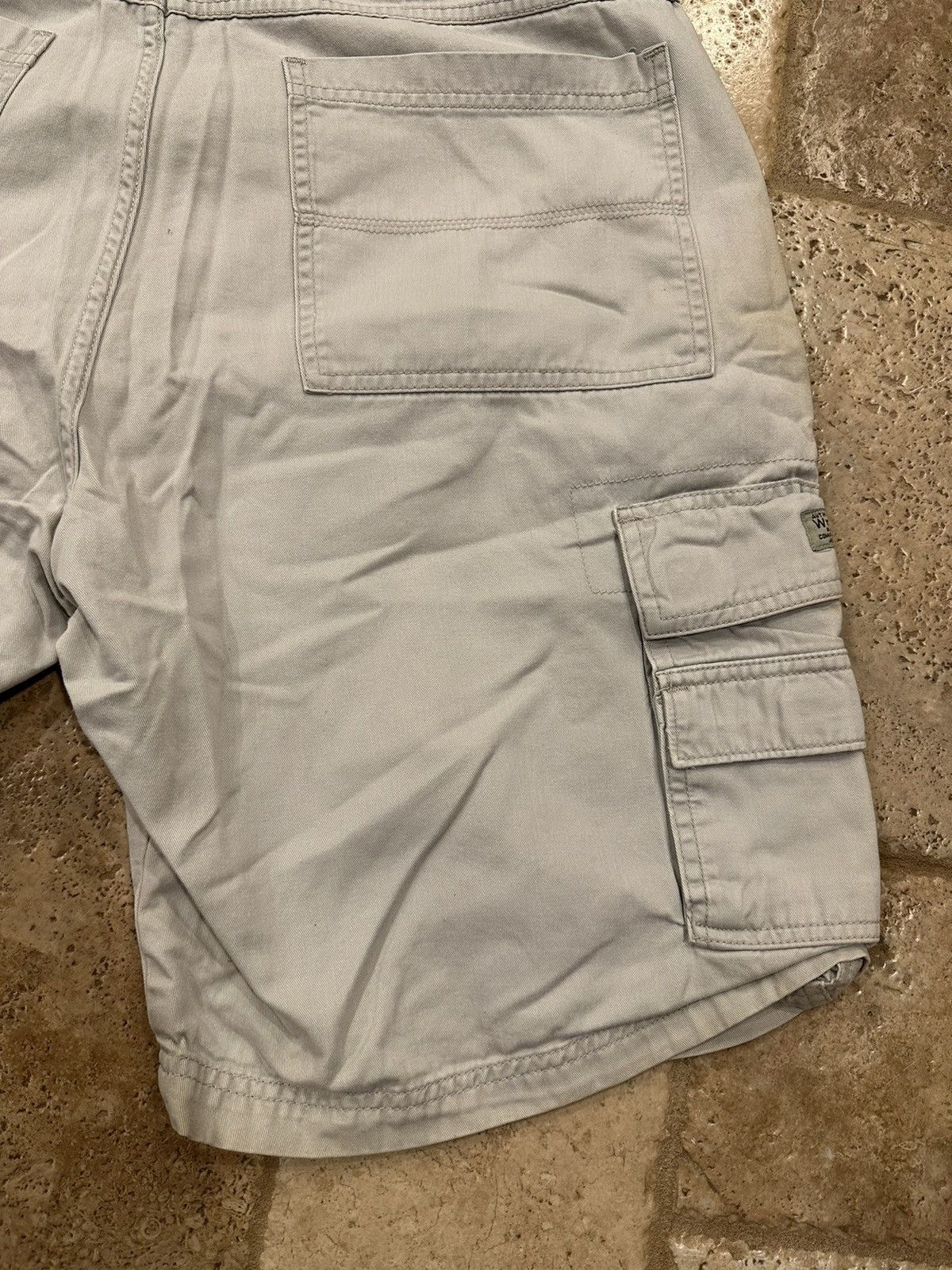 Vintage × Wrangler Vintage Wrangler Biege / Tan Cargo Shorts Size US 34 / EU 50 - 6 Thumbnail
