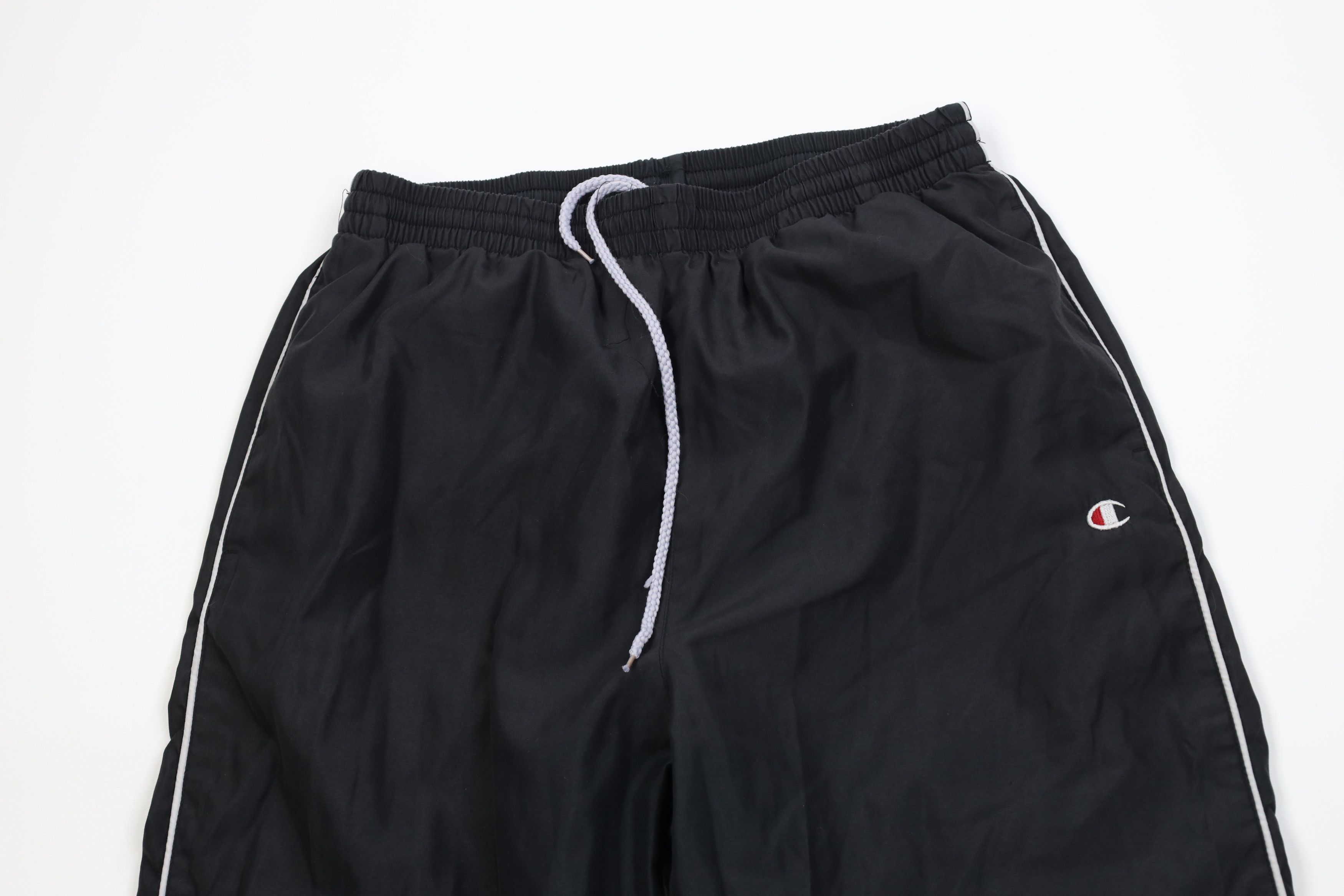 Champion Vintage 90s Champion Lined Wide Leg Microfiber Pants Size US 34 / EU 50 - 2 Thumbnail