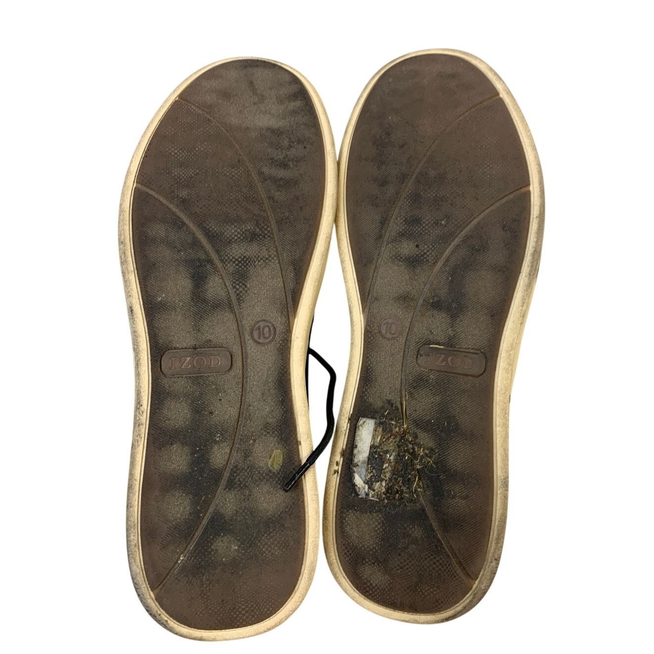 Izod IZOD Mens Size 10 Black Chukka Round Toe Memory Foam Shoes Size US 10 / EU 43 - 4 Thumbnail