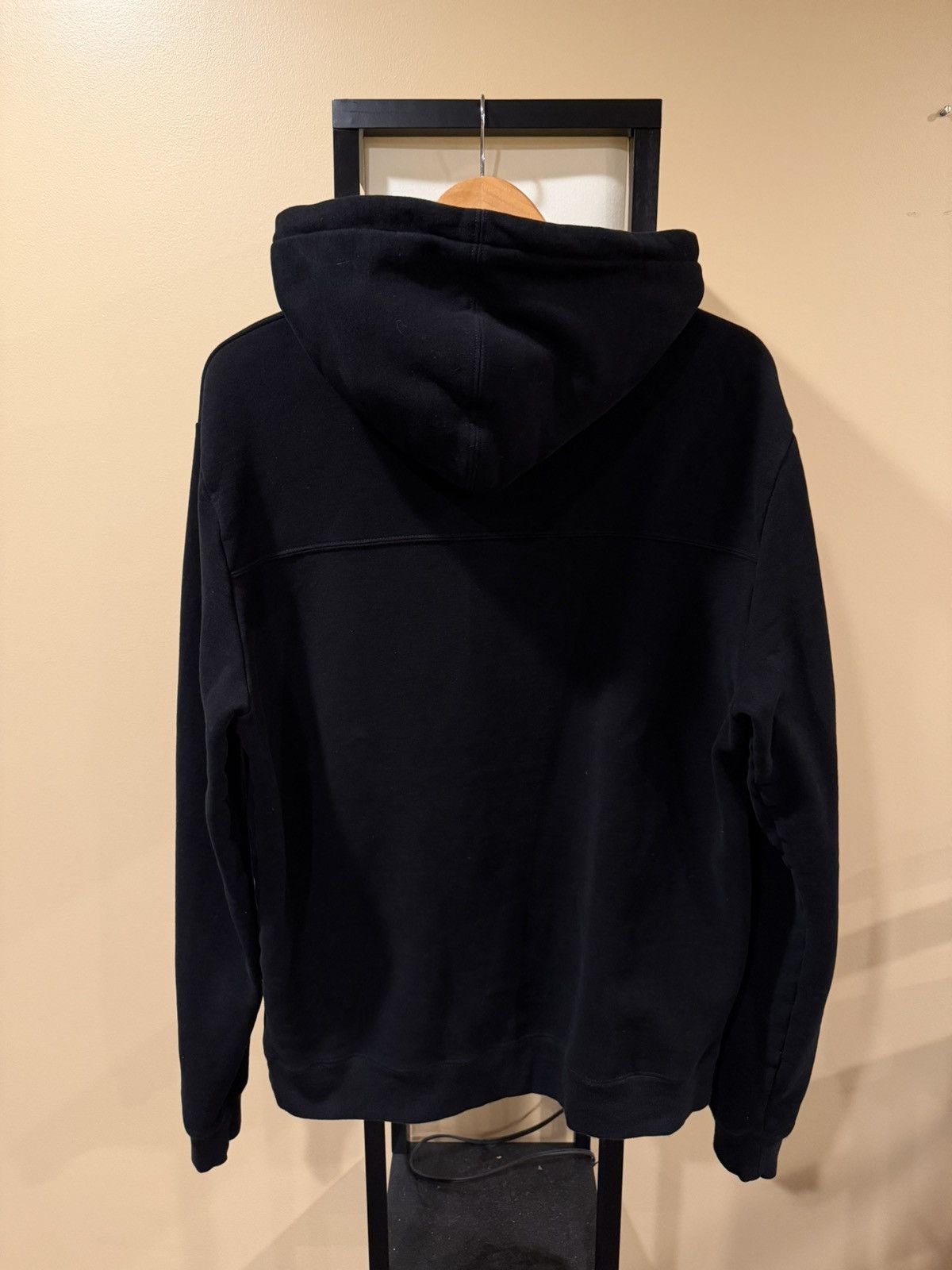 Saint Laurent Paris Saint Laurent Paris Signature 50s Logo Black Hoodie 2023 Size US XXL / EU 58 / 5 - 2 Thumbnail