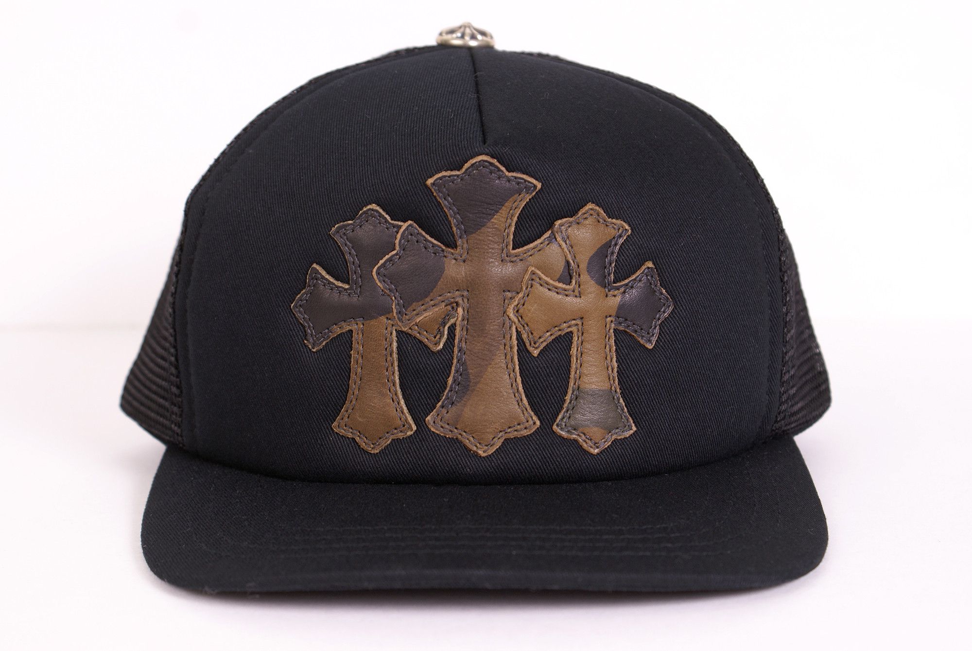 Chrome Hearts 2025 Chrome Hearts CEMETERY TRIPLE CROSS PATCH CAMO Trucker Size ONE SIZE - 2 Thumbnail