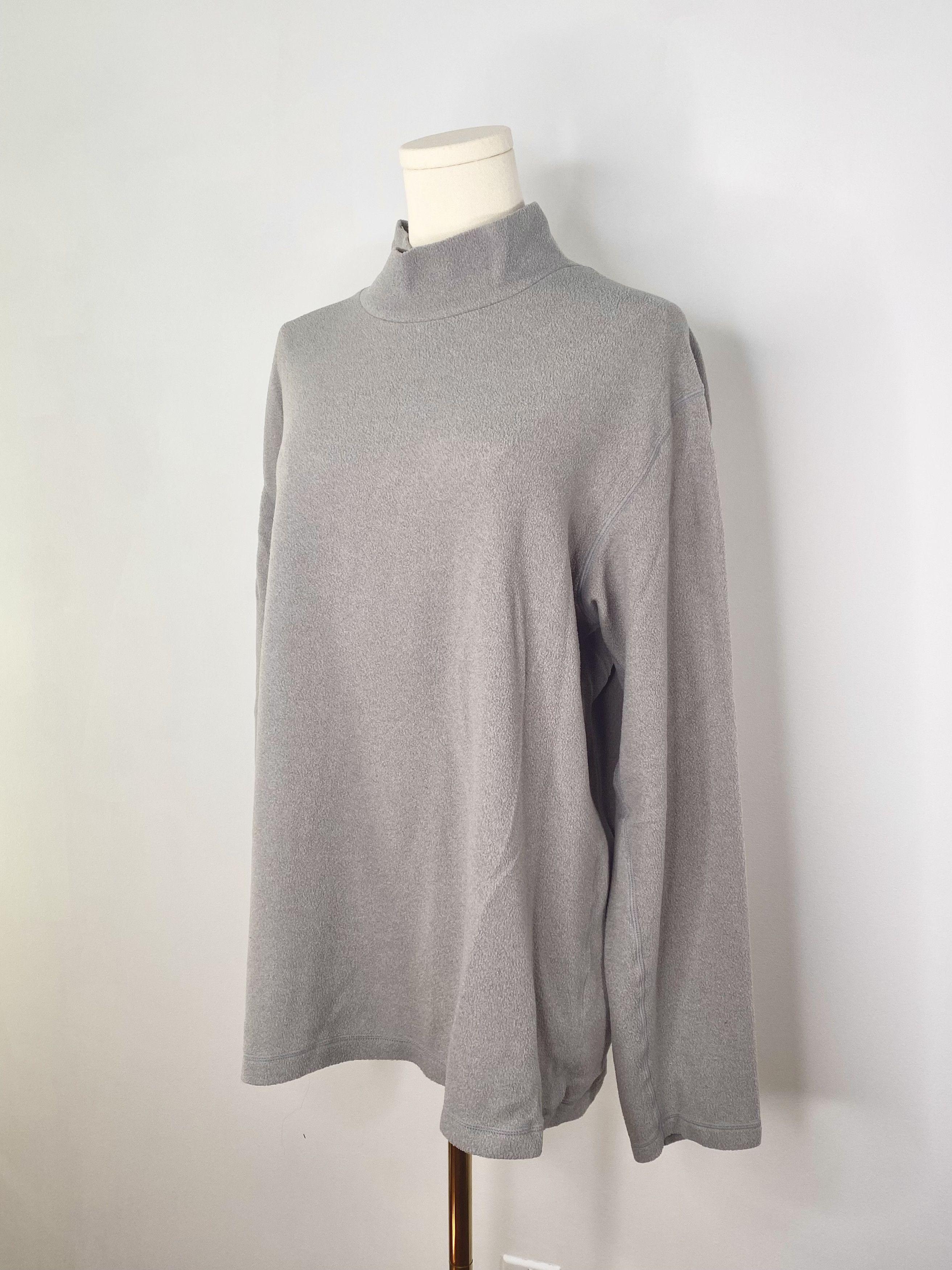 Uniqlo Uniqlo - Gray zip-up fleece sweater Size US L / EU 52-54 / 3 - 1 Thumbnail