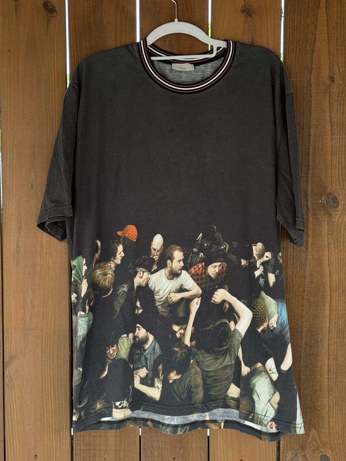 Dior Dior FW17 Dan witz Mosh Pit t shirt Size X3L Grailed