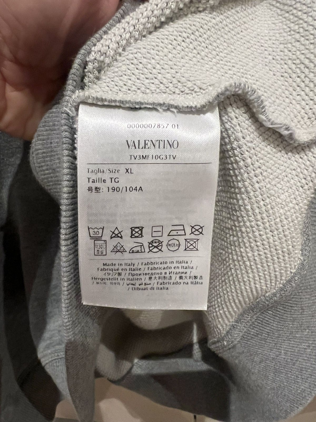 Valentino Valentino ”VLTN” sweather XL Size US XL / EU 56 / 4 - 3 Thumbnail