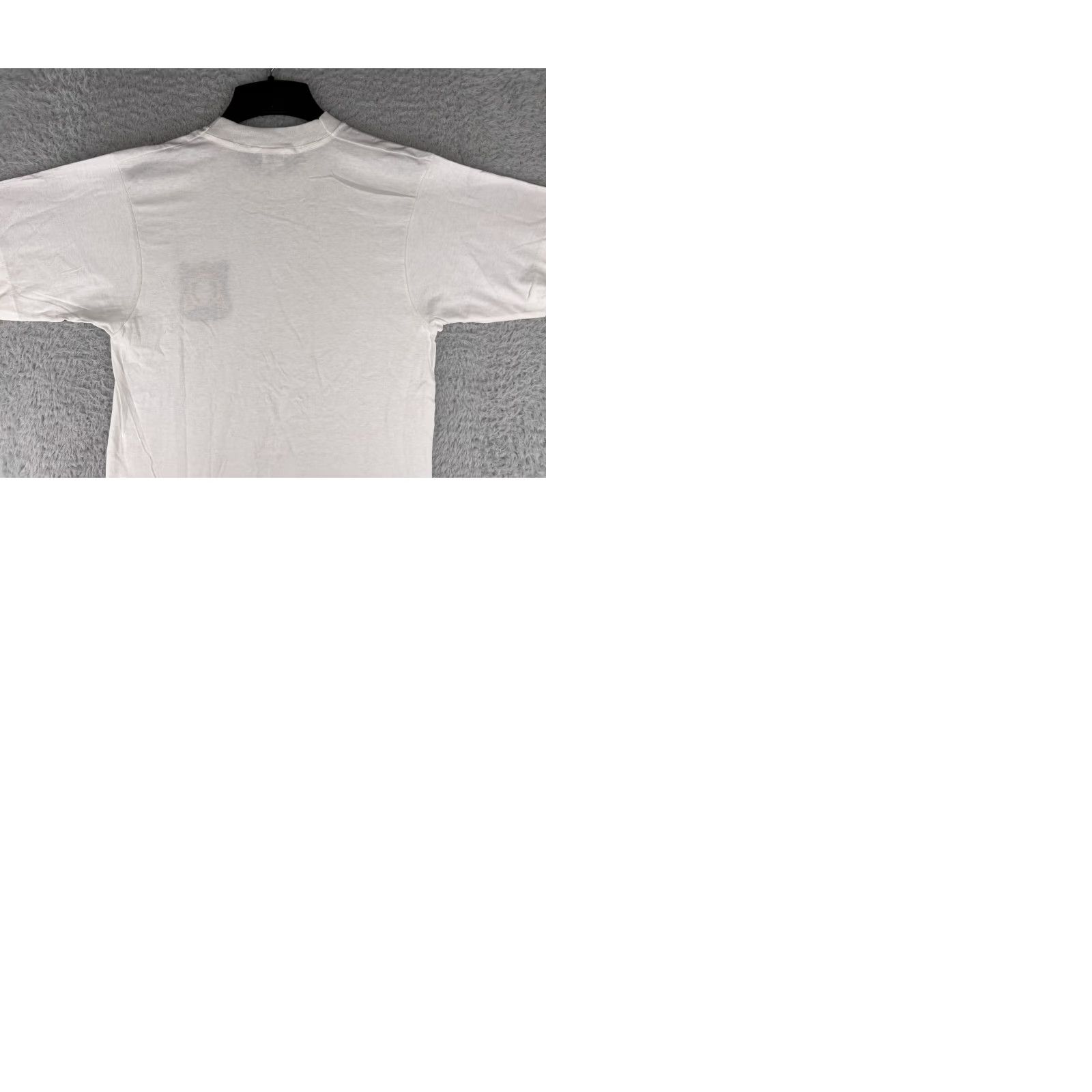 Fruit Of The Loom VINTAGE Fruit of the Loom Shirt Mens Medium White Single Stitch Hollywood Police Cotton 90s USA Beach California Outdoor Logo Flying? Size US S / EU 44-46 / 1 - 9 Thumbnail