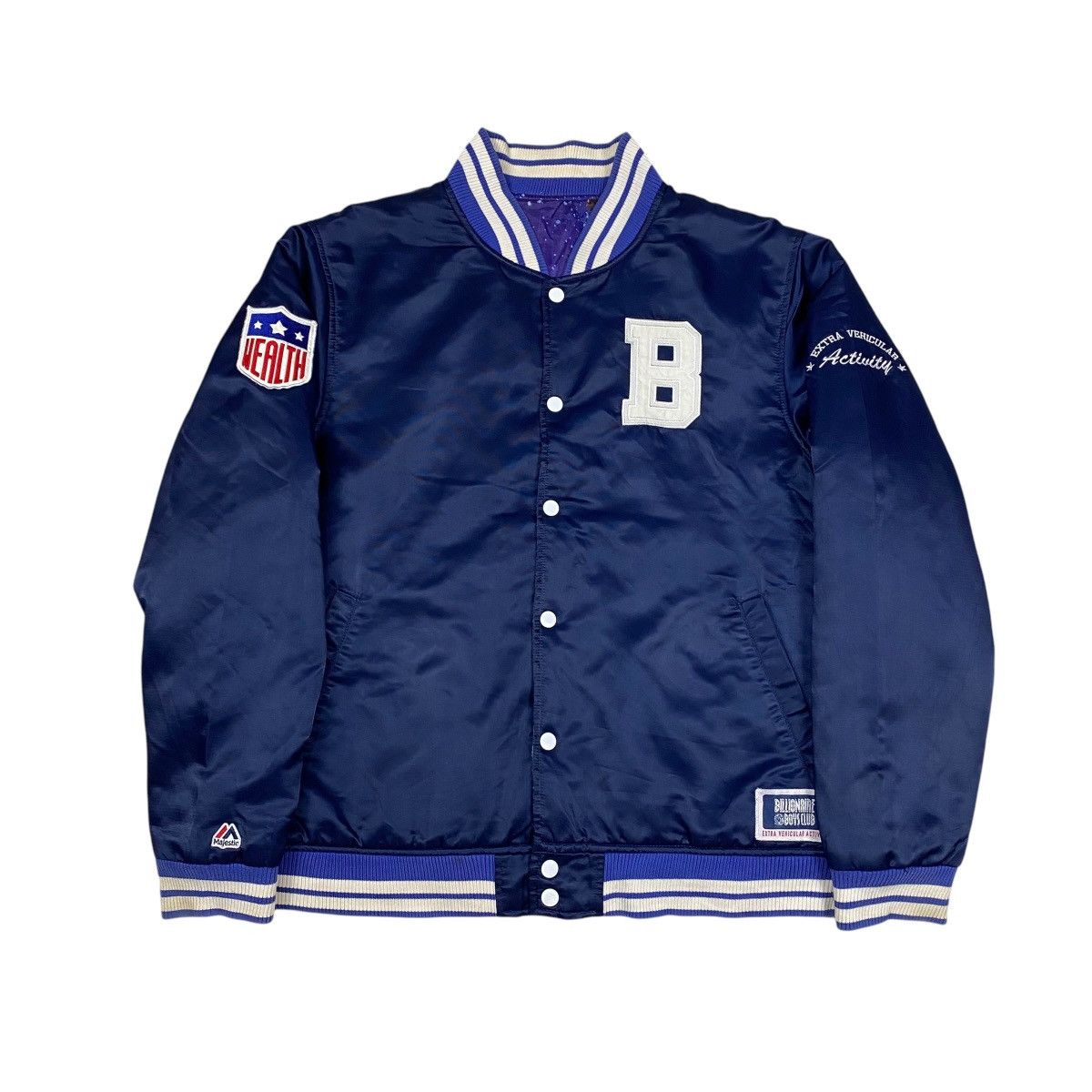 Billionaire Boys Club × Japanese Brand × Majestic Billionaire Boys Club x Majestic Reversible Varsity Jacket Size US L / EU 52-54 / 3 - 7 Thumbnail