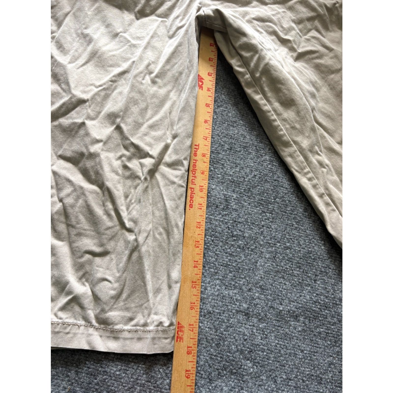 Dockers VINTAGE-LESS Dockers Capris Pants Womens 34" Waist Beige Casual Travel 5-Pocket Straight Leg Regular Size 34 Beige Womens Dockers Capris Pants Size 34" / US 12 / IT 48 - 2 Thumbnail