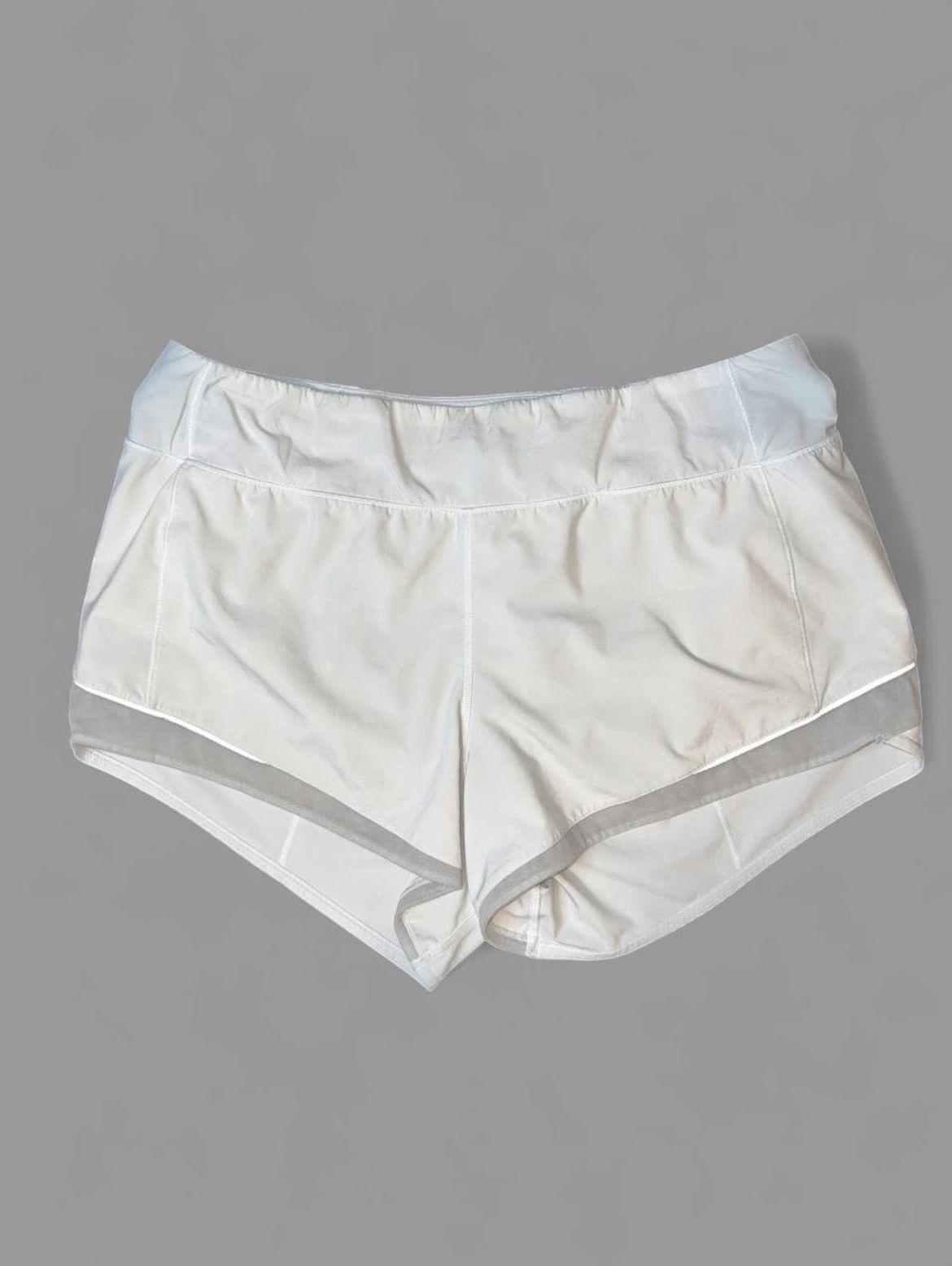 Lululemon Lululemon White Gait Keeper Running Shorts 3.5" - Size 10 Size 32" / US 10 / IT 46 - 1 Thumbnail