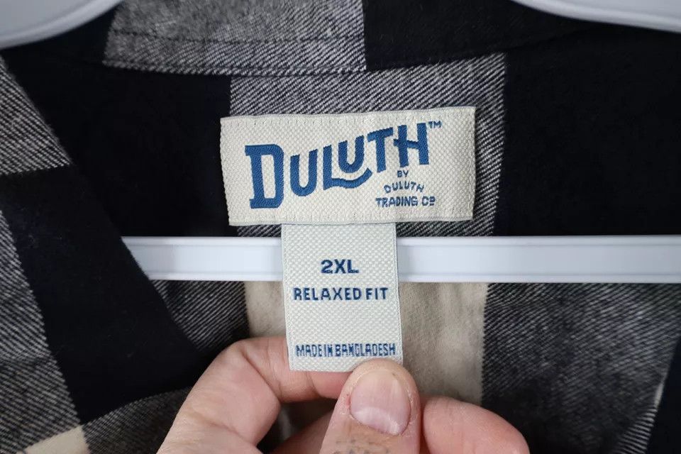 Duluth Trading Company × Vintage Duluth Trading Co Fit Heavyweight Flannel Button Down Shirt Size US XXL / EU 58 / 5 - 5 Thumbnail