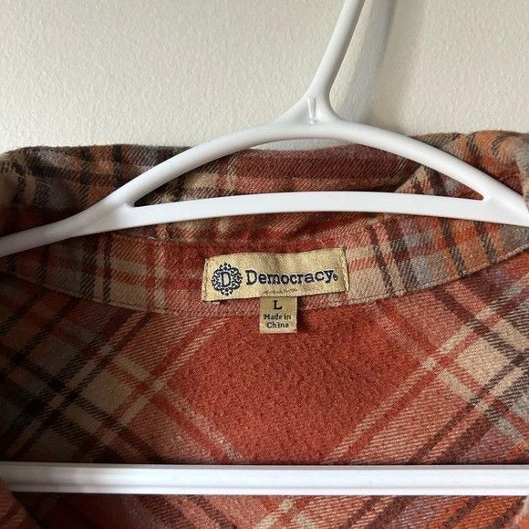Other Democracy Orange Flannel Size L / US 10 / IT 46 - 4 Thumbnail