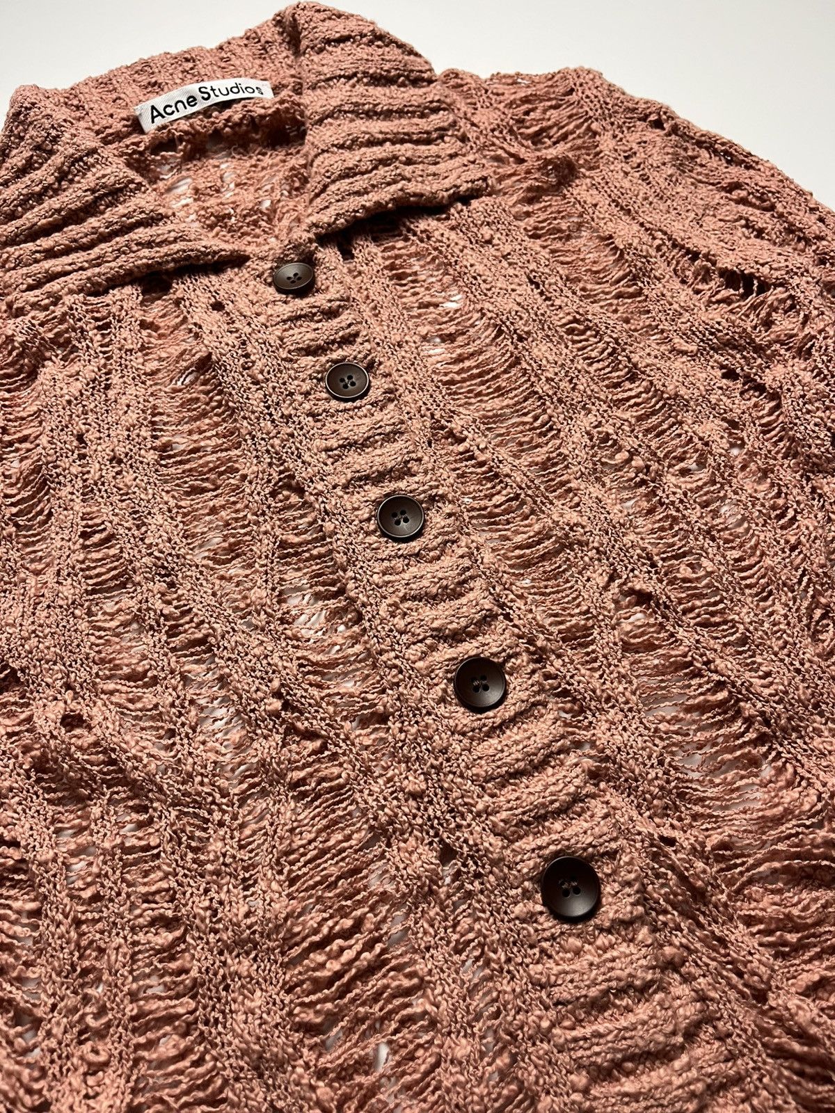 Acne Studios Acne Studios Distressed Cardigan Size M / US 6-8 / IT 42-44 - 6 Thumbnail