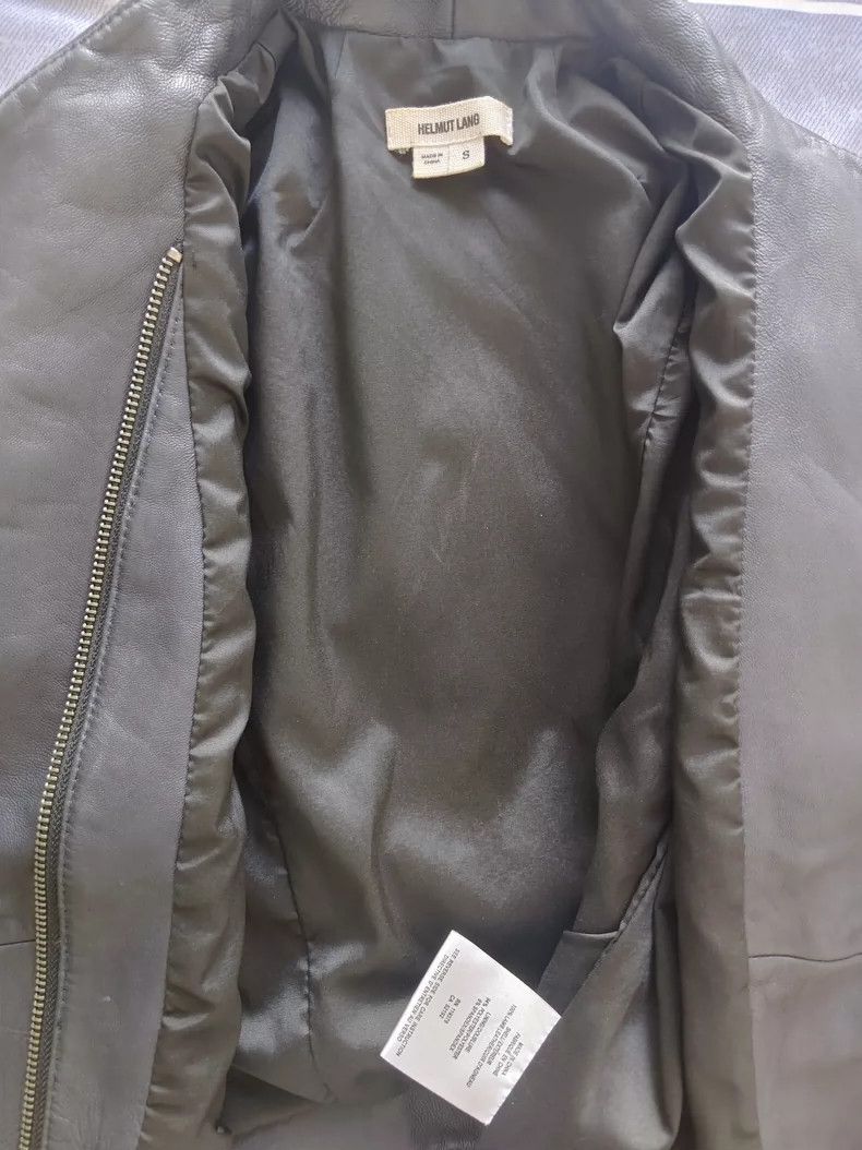 Helmut Lang HELMUT LANG Classic blue leather jacket Size S / US 4 / IT 40 - 6 Thumbnail