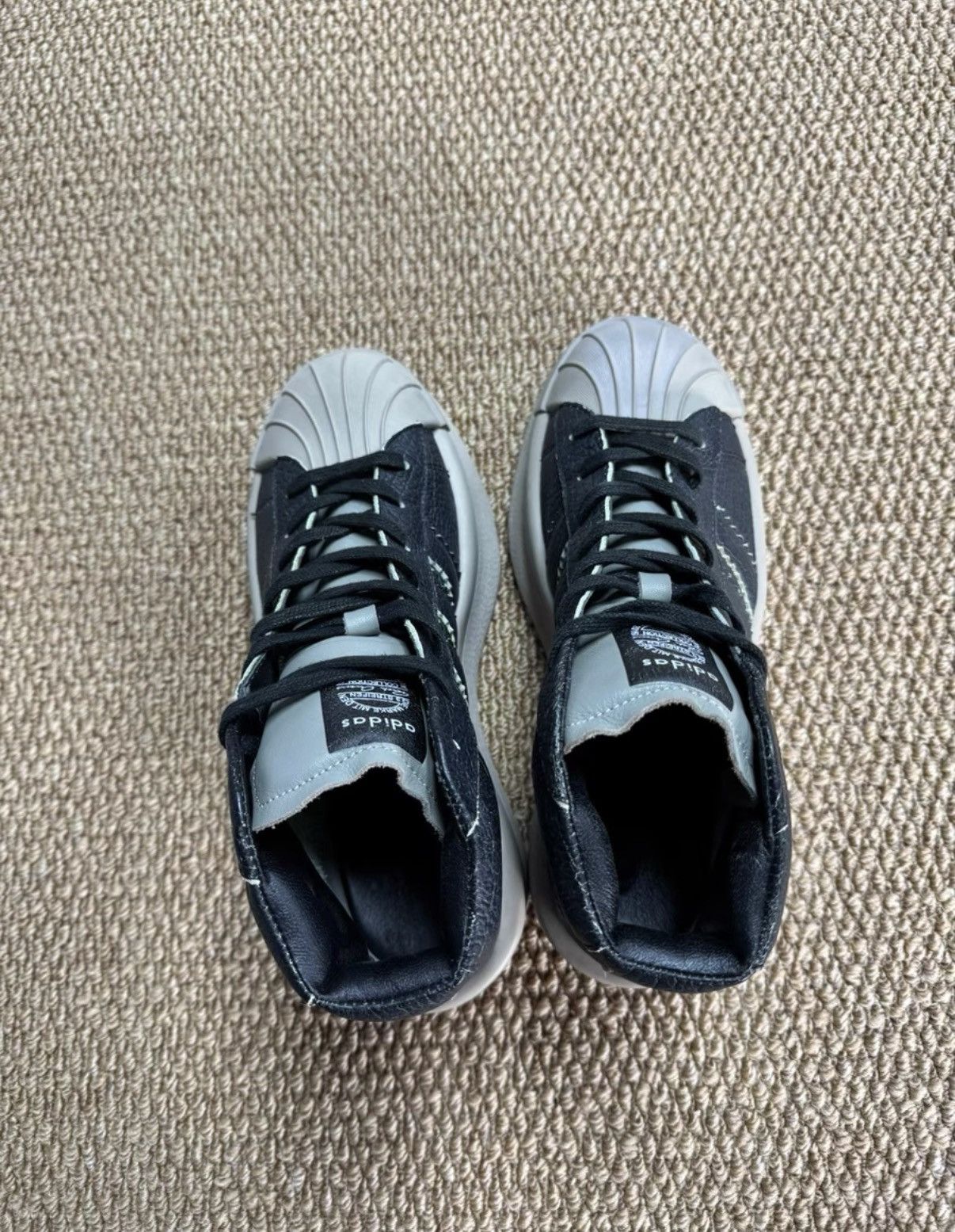 Adidas Adidas x Rick Owens Superstar High K37 Size US 8 / EU 41 - 7 Thumbnail
