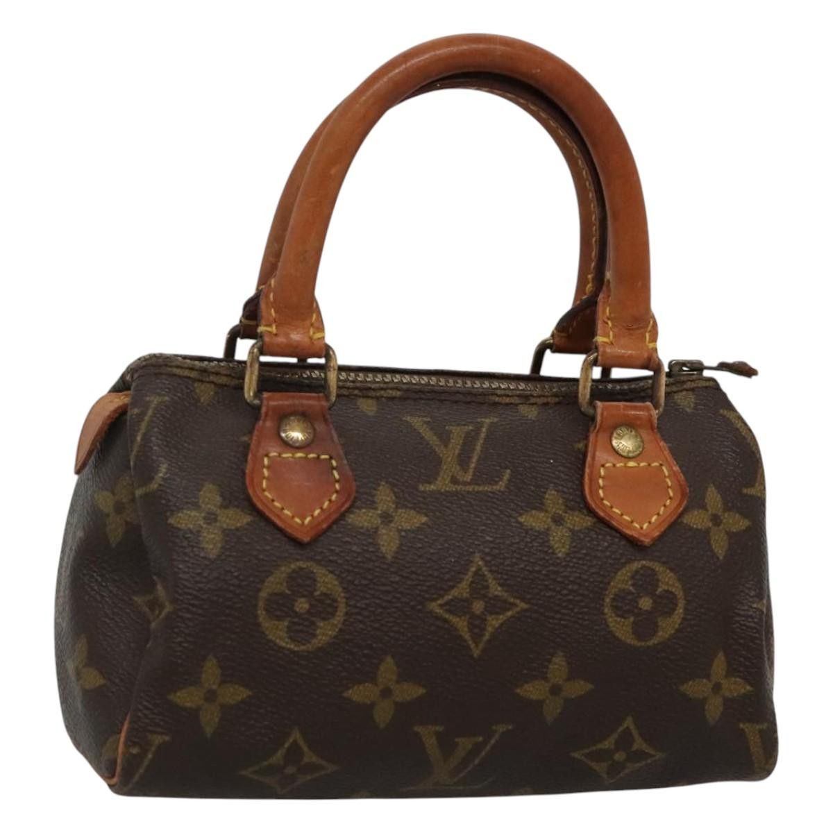 Louis Vuitton Monogram Mini Speedy Hand Bag Vintage M41534 Lv Auth 119430, Women's