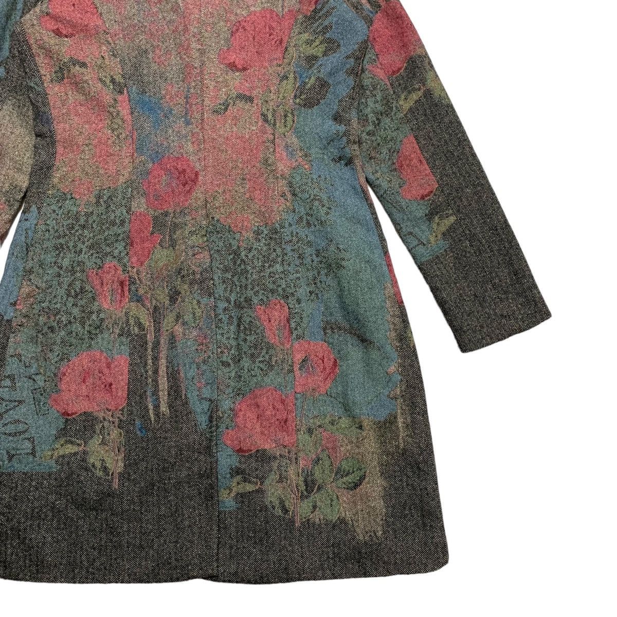 Other Cultura Abstract Flower Coat Made In Italy Size M / US 6-8 / IT 42-44 - 9 Thumbnail