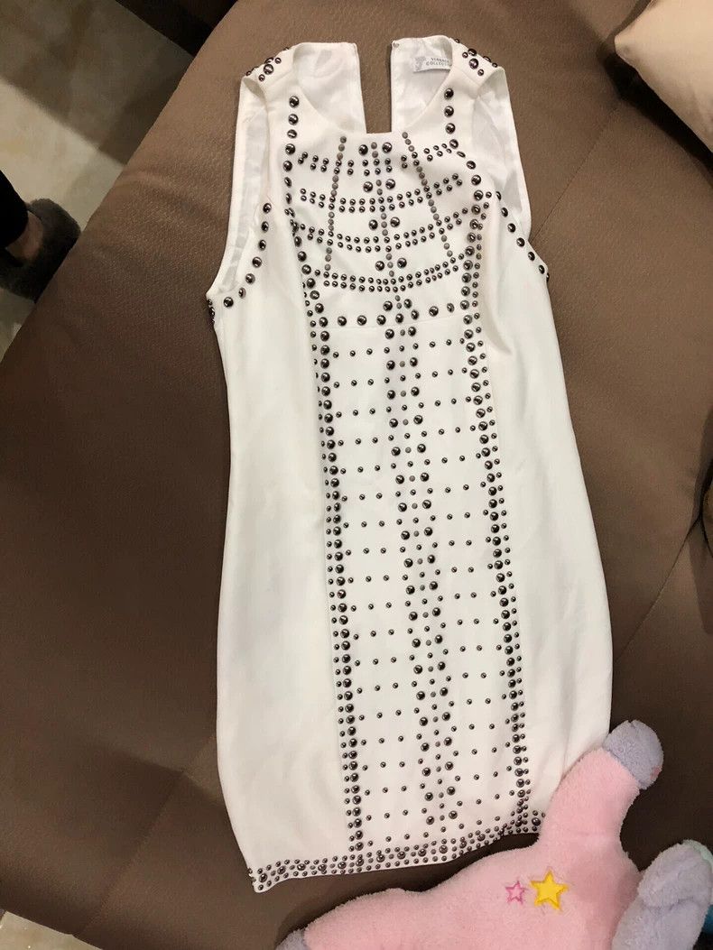 Versace Versace Nailed beaded dress Size S / US 4 / IT 40 - 8 Thumbnail