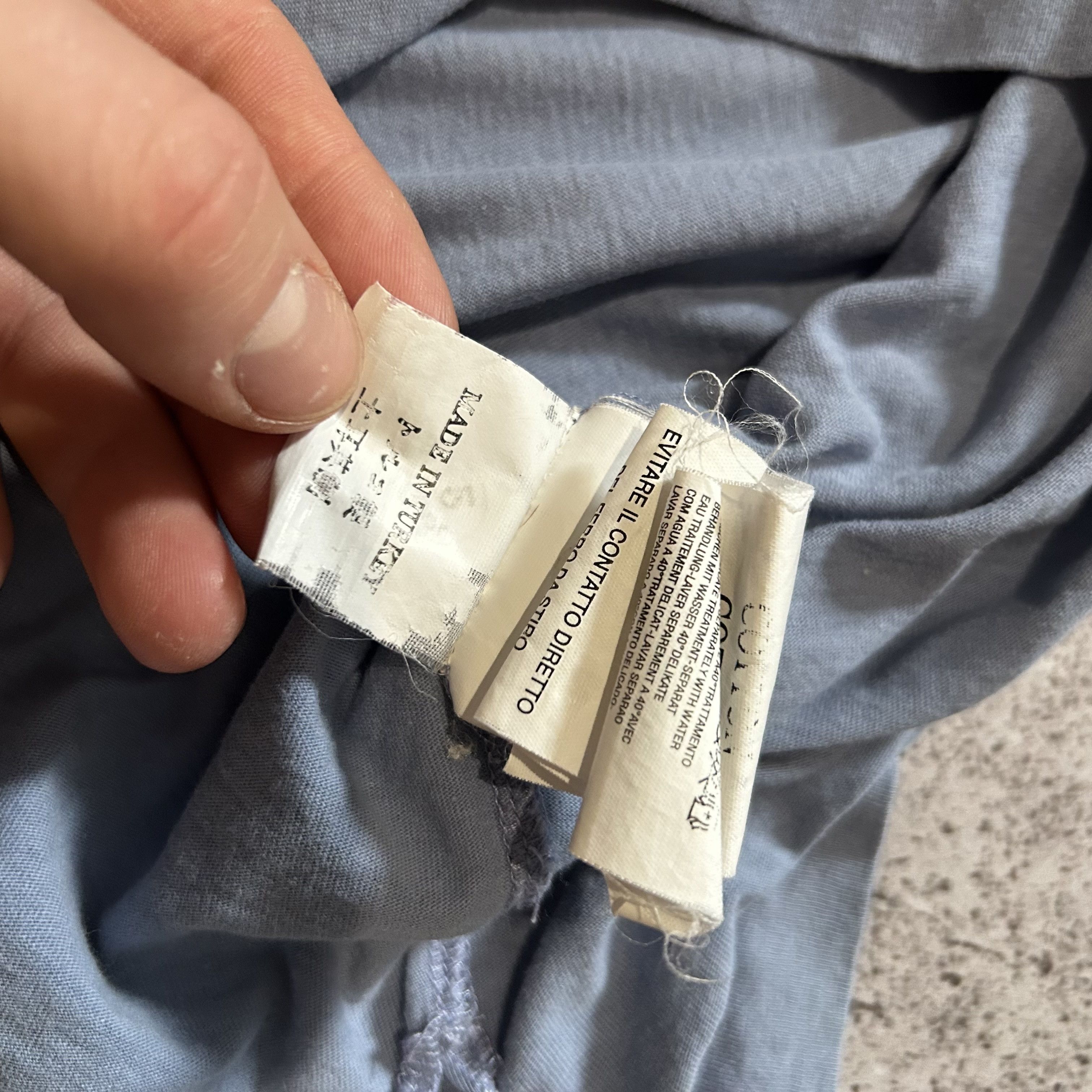Massimo Osti × Stone Island Vintage Stone Island polo with big logo Size US L / EU 52-54 / 3 - 8 Thumbnail