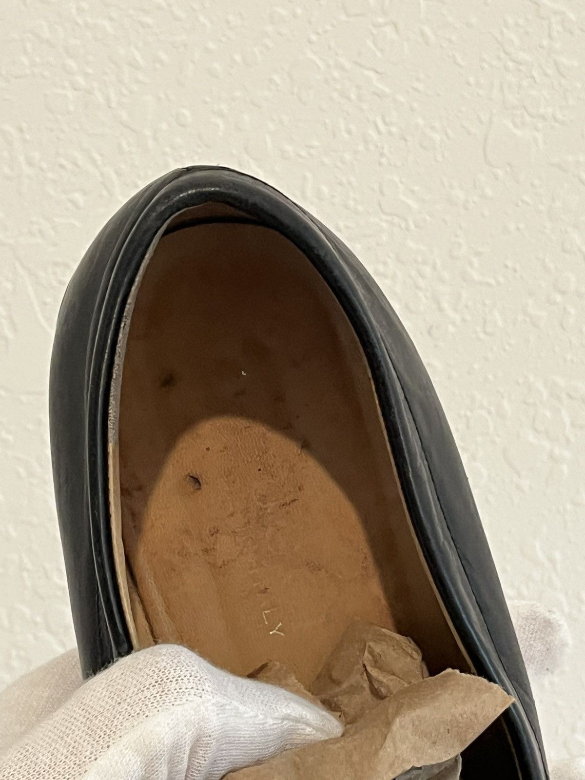 Gucci Black Leather Gucci Loafers Size US 8.5 / IT 38.5 - 9 Thumbnail