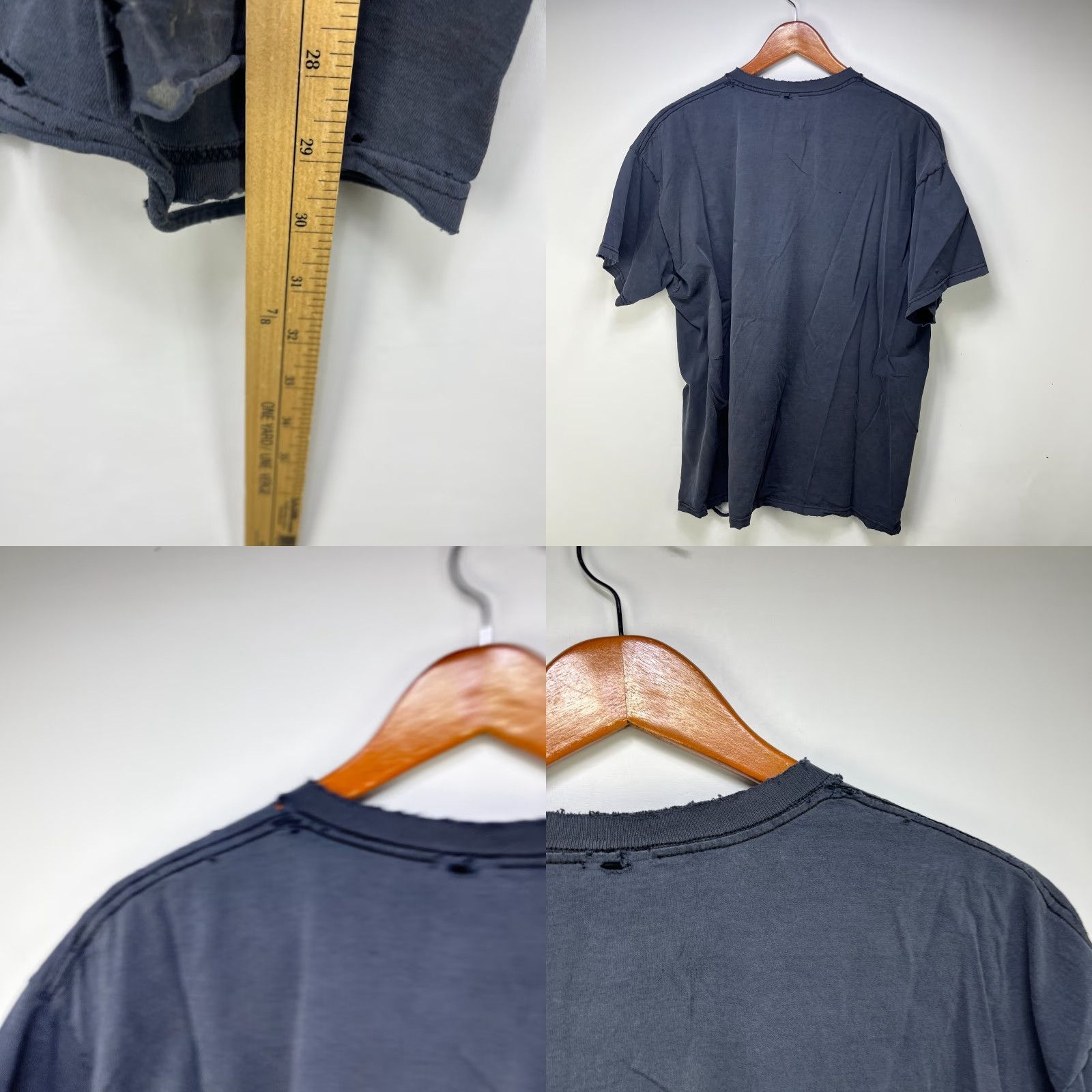 Vintage VINTAGE New York Sun Faded Black Whiskey T Shirt 2XL Men's T-Shirt 90s Movie Rock Band Pockets Cotton Hanes Beefy-T Size US XXL / EU 58 / 5 - 8 Thumbnail