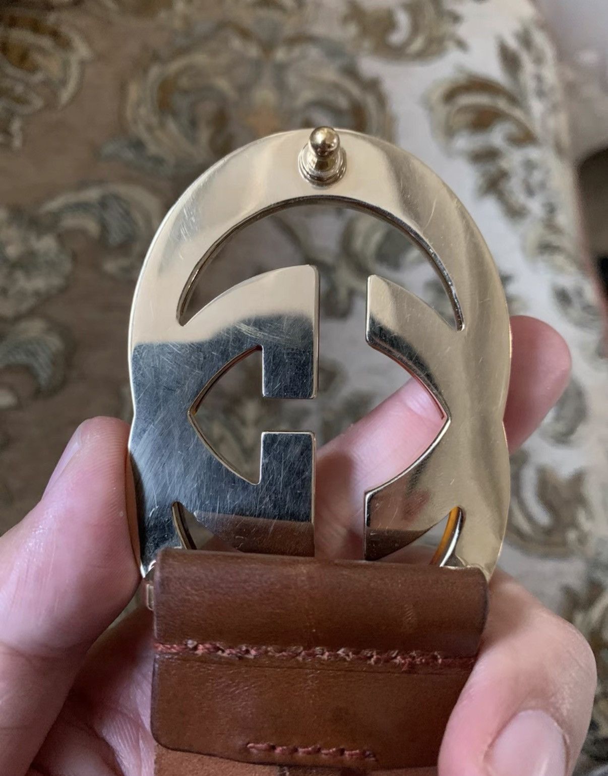 Gucci Gucci Genuine Leather Belt K16 Size ONE SIZE - 3 Thumbnail