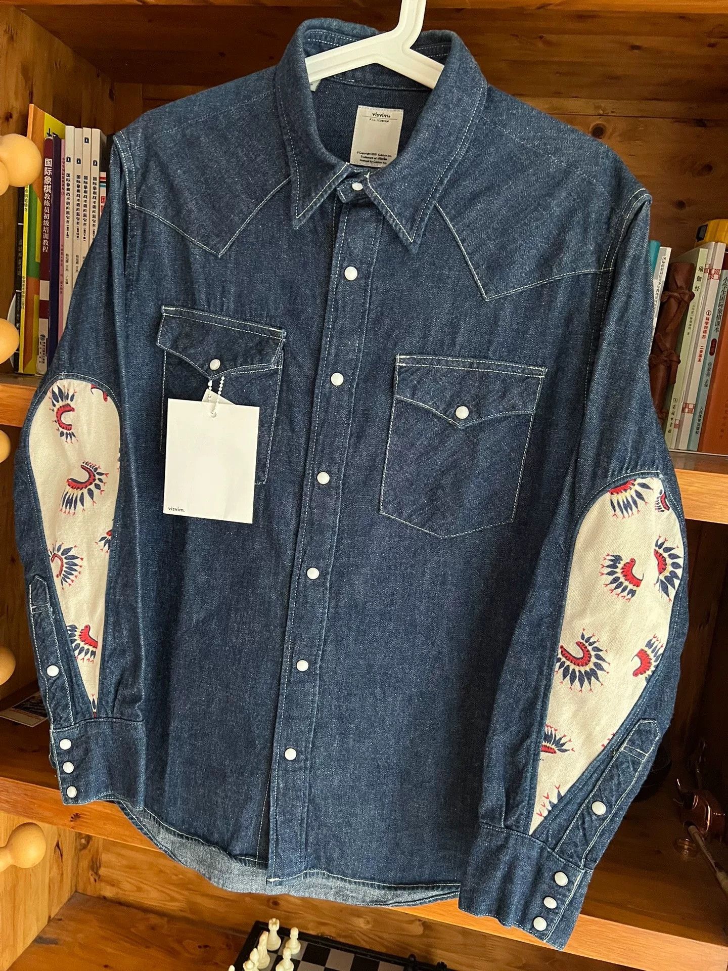 Visvim visvim 15aw Indian Water Drop Denim Shirt Size US S / EU 44-46 / 1 - 3 Thumbnail
