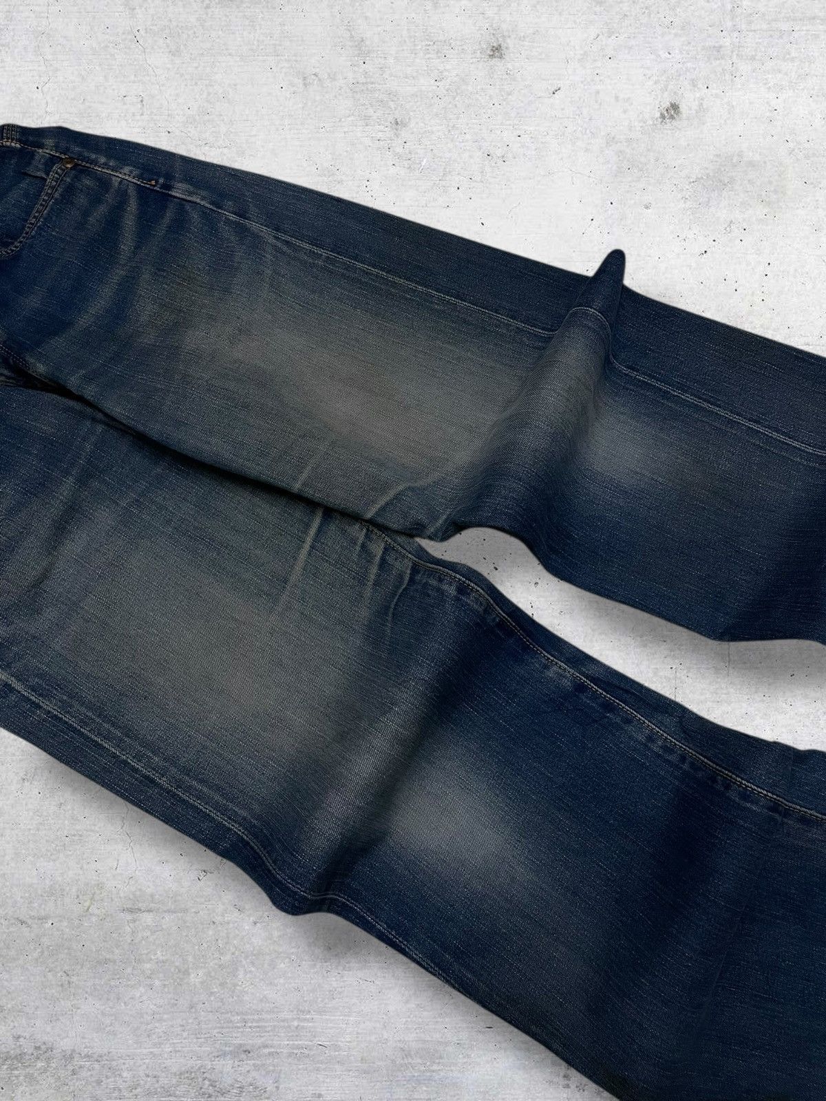 Lee VINTAGE LEE OG 90S DESIGNER BUCKLE SELVEDGE DENIM Size US 29 - 6 Thumbnail