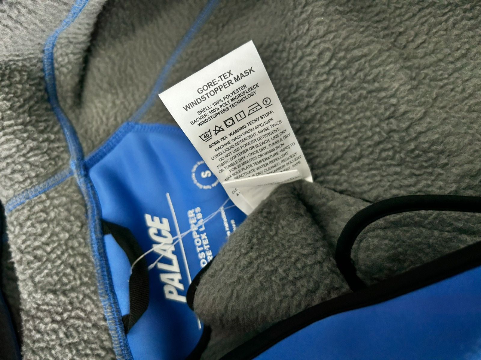Palace Palace GORE-TEX Blue Windstopper Jacket With Mask Size Small Size US S / EU 44-46 / 1 - 11 Thumbnail