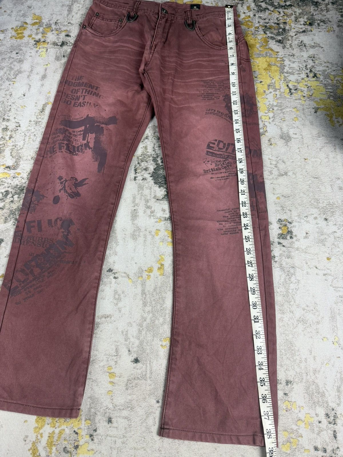 semanticdesign Rare Semanticdesign Flare Punk Pants Size US 29 - 5 Thumbnail