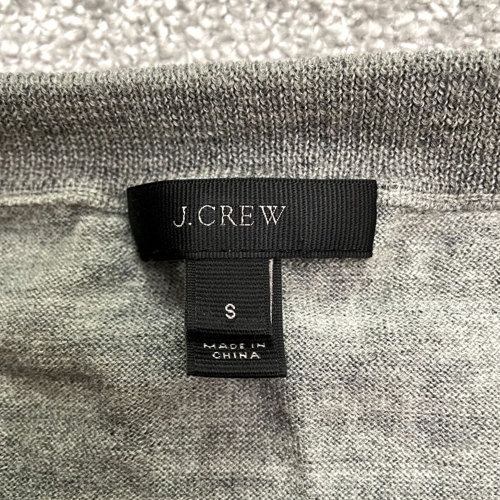 J.Crew J.Crew Wool Blend Pullover Sweater Womens Small Gray Crew Neck Knitted Casual Size S / US 4 / IT 40 - 7 Thumbnail