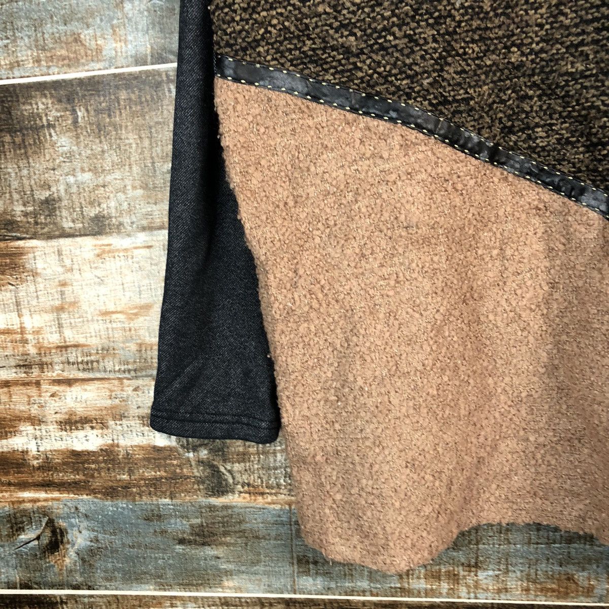 Homespun Knitwear × Japanese Brand San Brown art Knitwear #A1649 Size M / US 6-8 / IT 42-44 - 7 Thumbnail